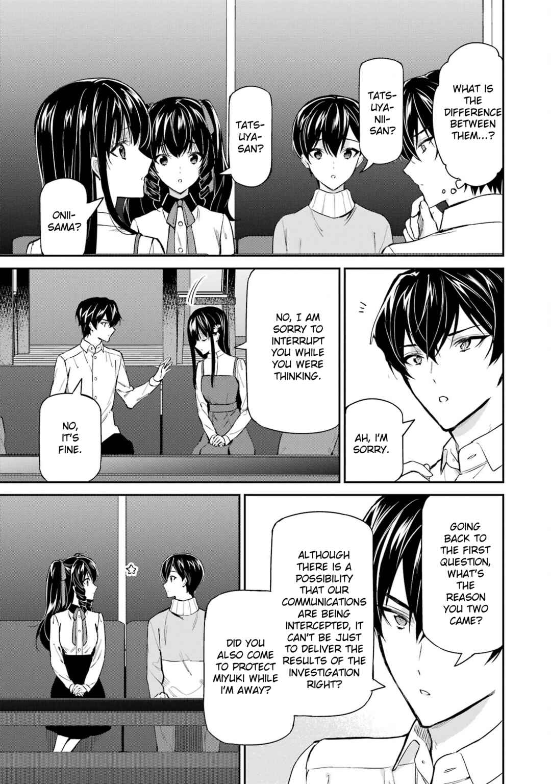 Page 9 Chapter 43 Mahouka Koukou no Rettousei - Shizoku Kaigi-hen