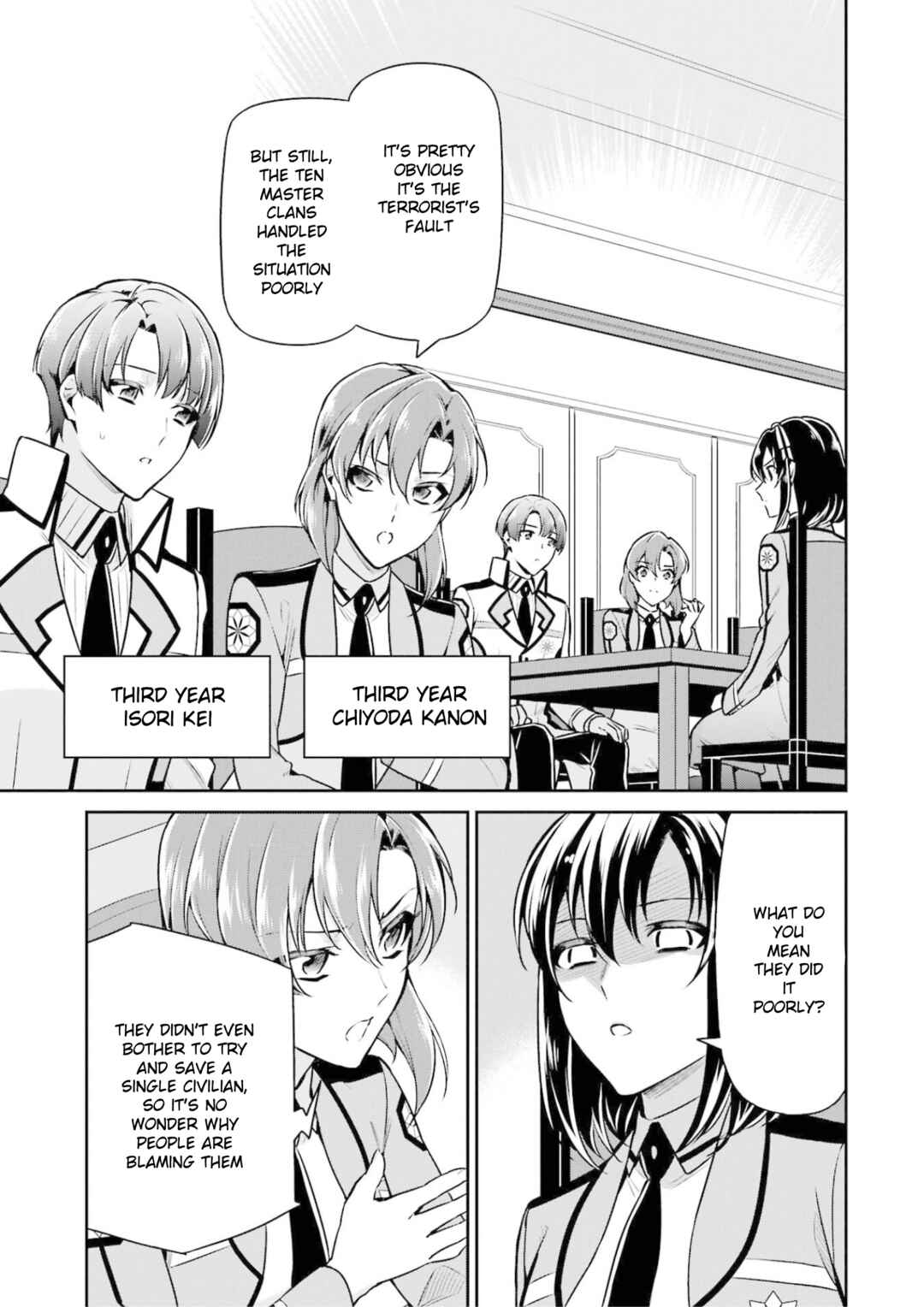 Page 15 Chapter 17 Mahouka Koukou no Rettousei - Shizoku Kaigi-hen