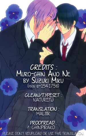 Page 1 Chapter Unknown_8d1f Kuroko no Basket - Muro-chin Ano ne (Doujinshi)