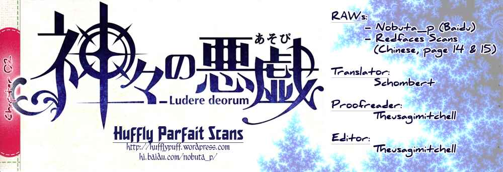 Page 1 Chapter 2 Kamigami no Asobi: Ludere Deorum