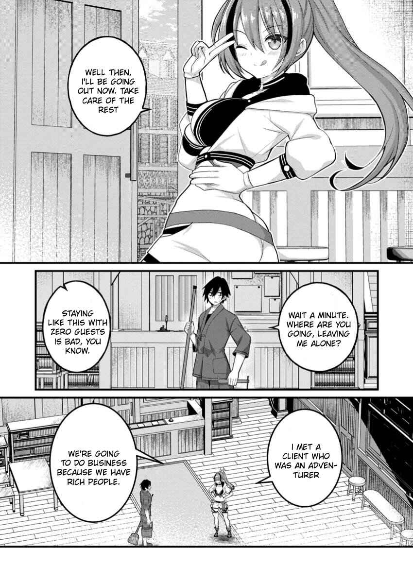 Page 4 Chapter 2 Zecchou Skill Onsen Souzou de Yukemuri Harem wo Kizuku made ~Hensei ga Todokottara Soku Dorei no Isekai Tensei! Akaji Ryokan Saiken Keikaku~