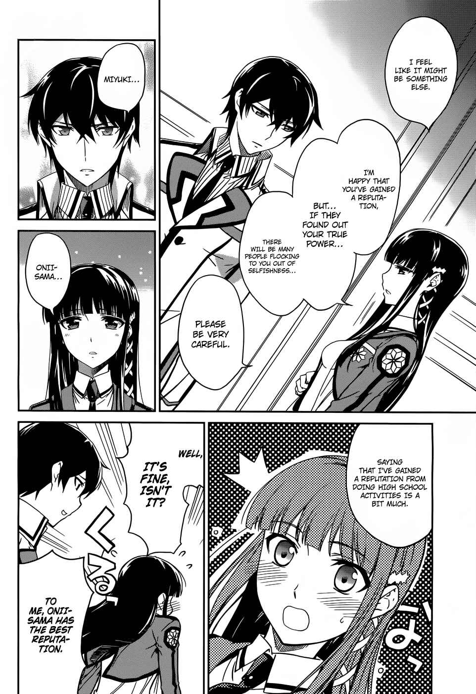 Page 29 Chapter 12 Mahouka Koukou no Rettousei - Nyuugaku-hen