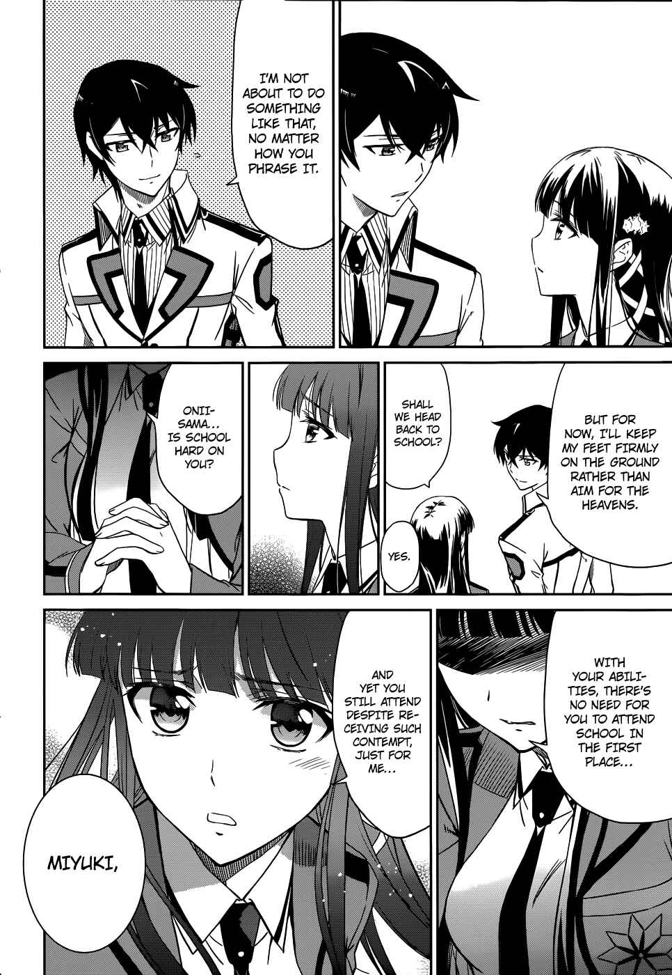 Page 34 Chapter 22 Mahouka Koukou no Rettousei - Nyuugaku-hen