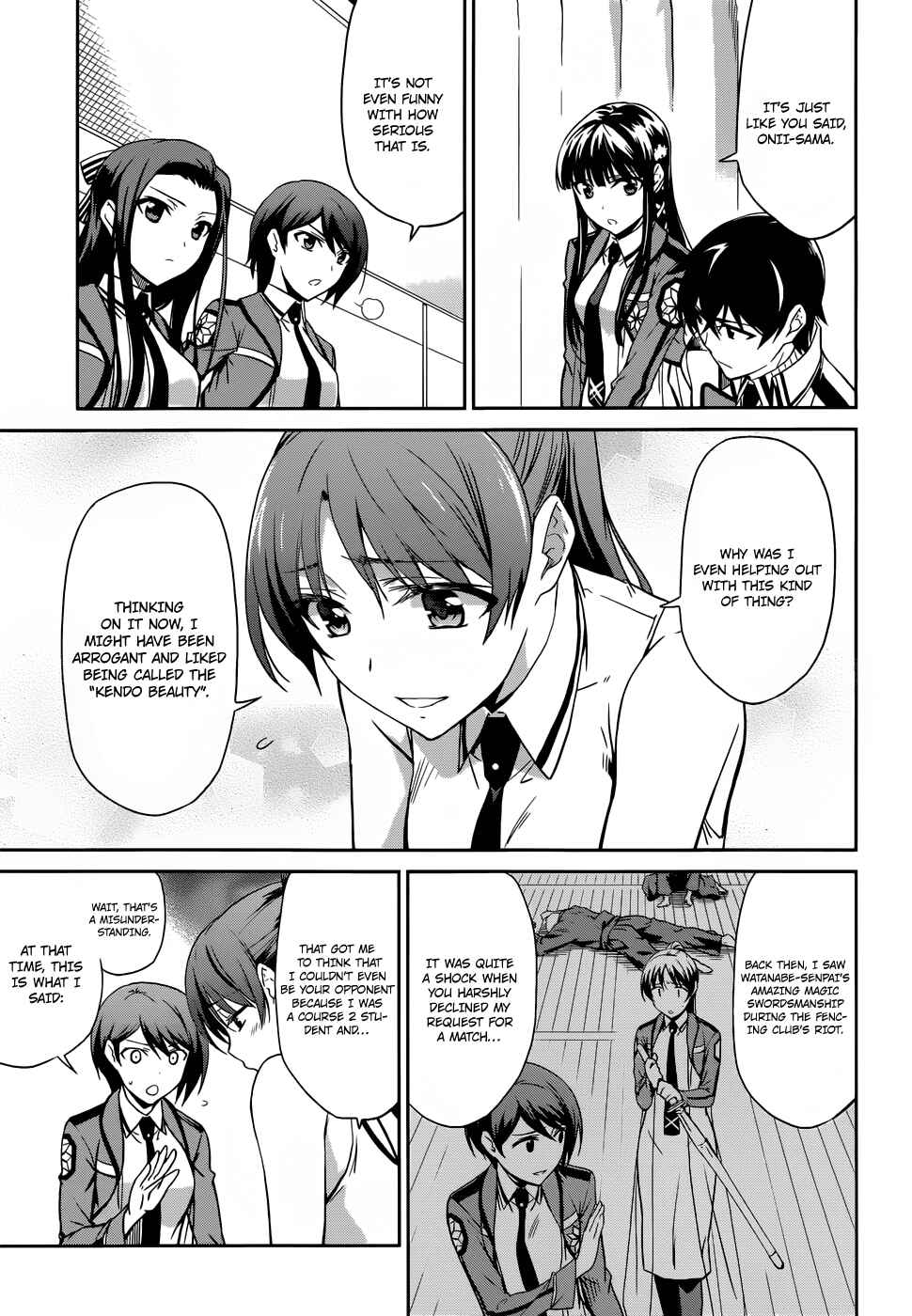Page 15 Chapter 20 Mahouka Koukou no Rettousei - Nyuugaku-hen