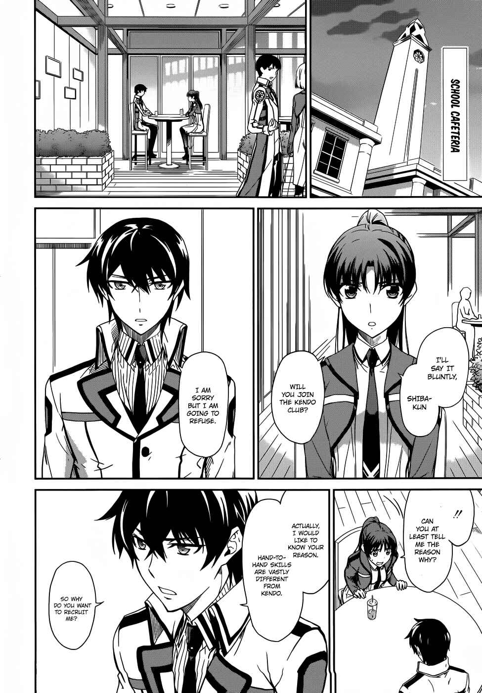 Page 3 Chapter 13 Mahouka Koukou no Rettousei - Nyuugaku-hen