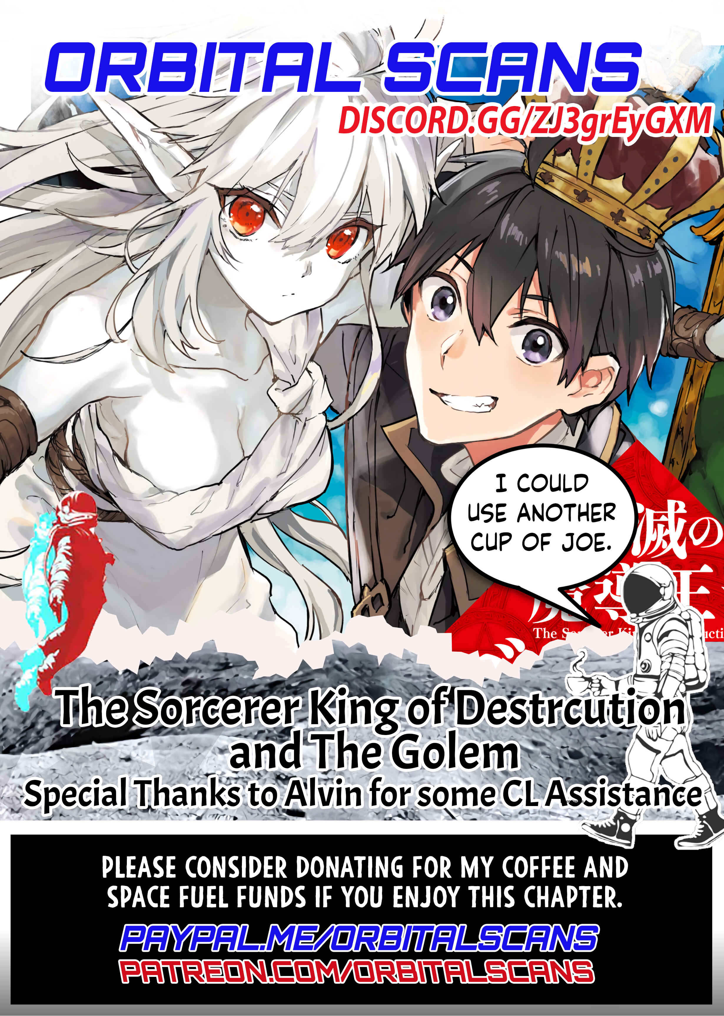Page 1 Chapter 9.3 The Sorcerer King of Destruction and the Golem of the Barbarian Queen
