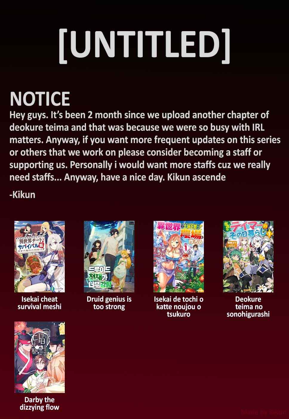 Page 30 Chapter 8 Deokure Tamer no Sonohigurashi