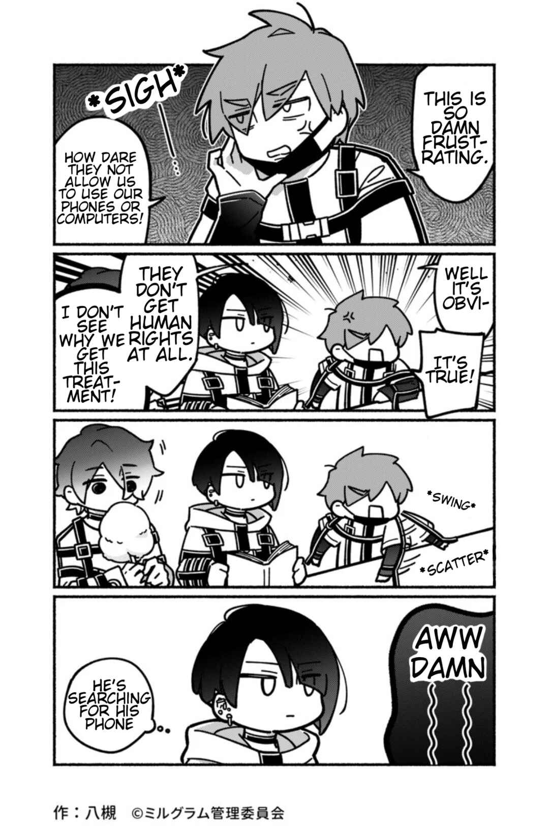 Page 1 Chapter 10 Minigram (MILGRAM 4koma)