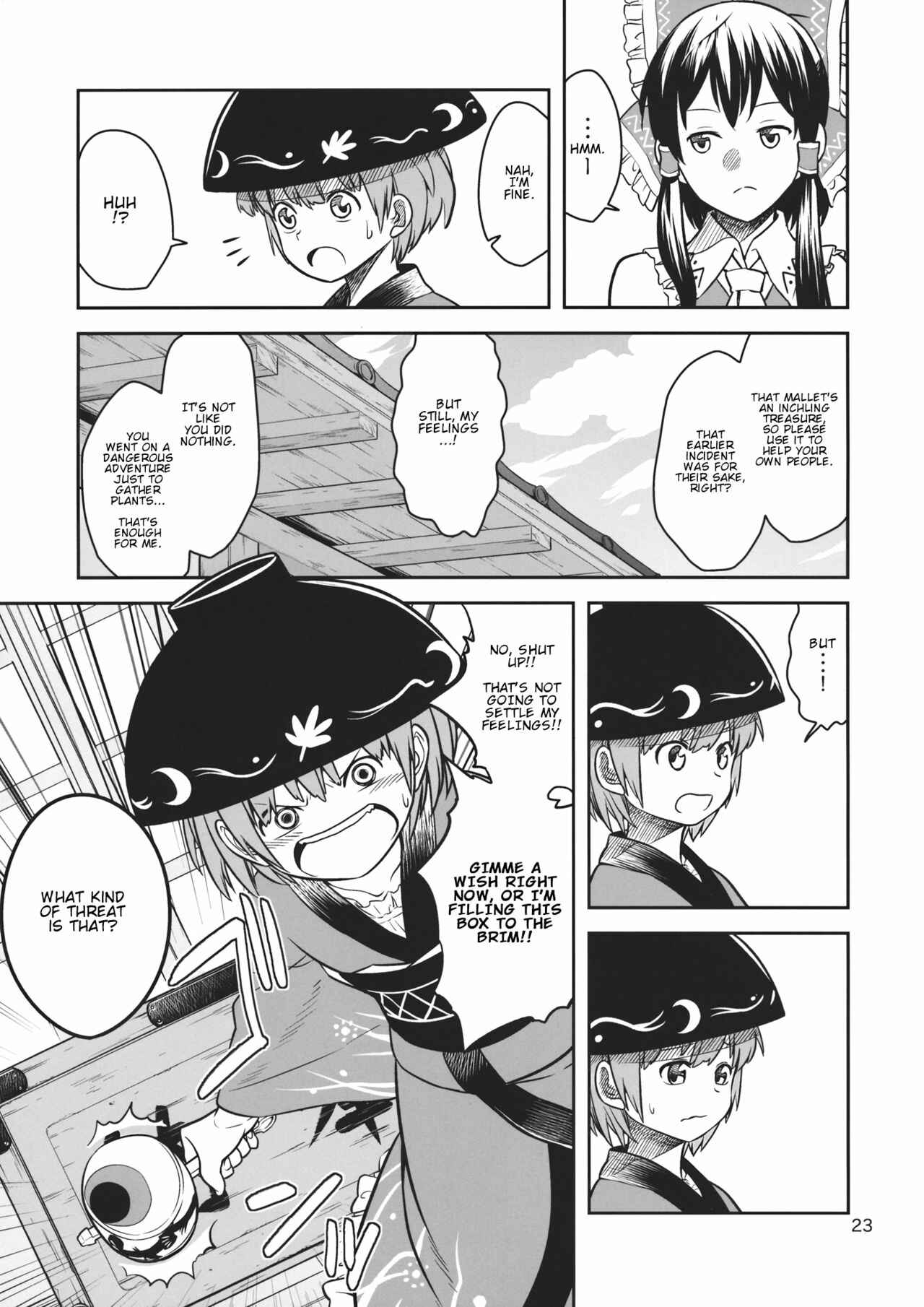Page 22 Chapter Unknown_c747 Touhou - Marumaru Shinmyoumaru (Doujinshi)