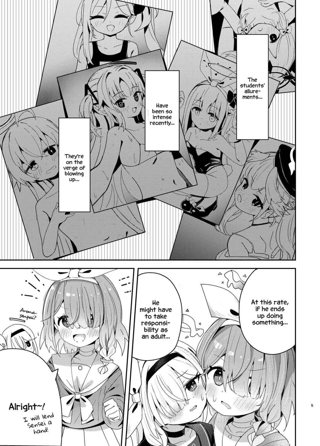 Page 4 Chapter Unknown_417b Blue Archive - Watashi-tachi ni Omakase o! (Doujinshi)