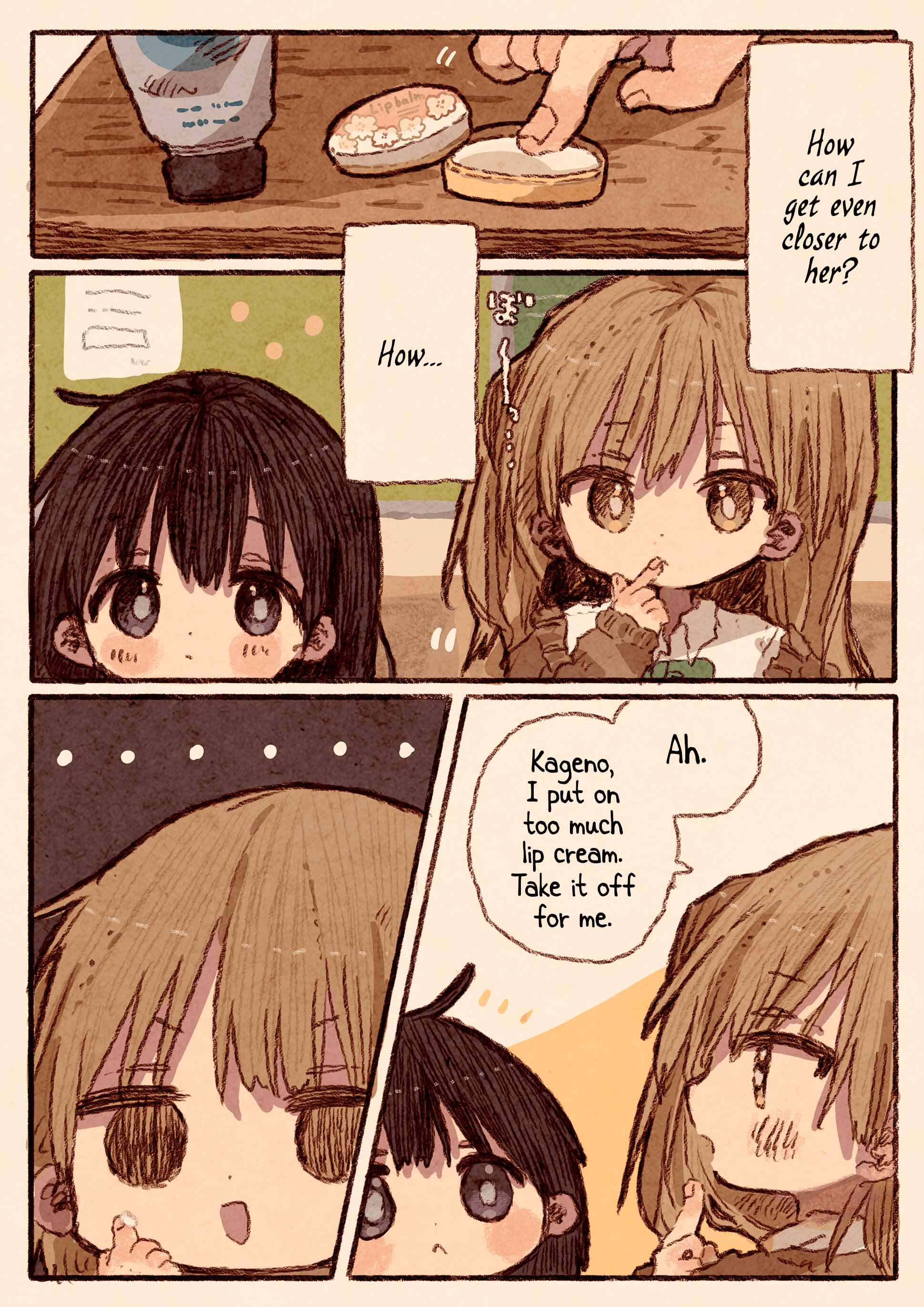 Page 5 Chapter Unknown_abf8 Gyaru, Plain Girl and Hand/Lip Cream