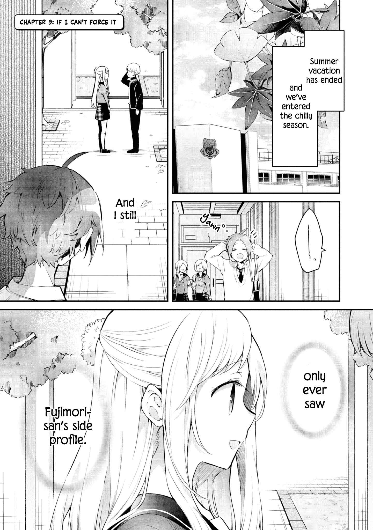 Page 1 Chapter 9 Kimi no Yokogao shika Mirenai