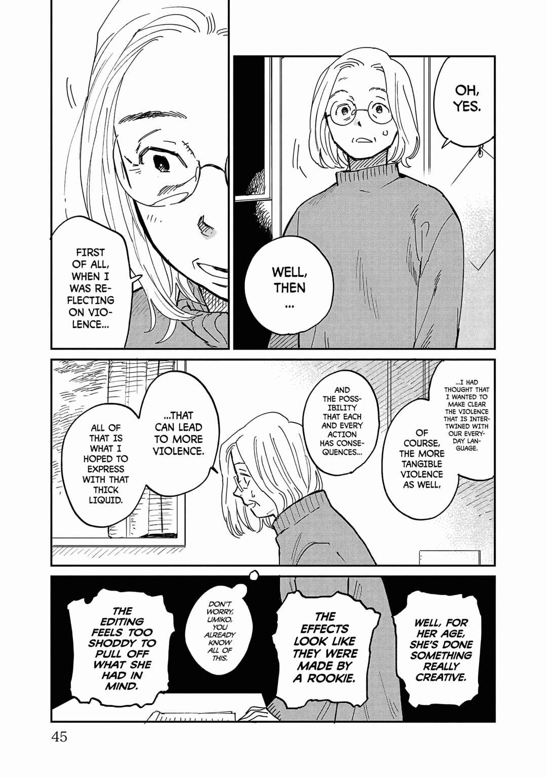 Page 9 Chapter 12 Umi ga Hashiru End Roll