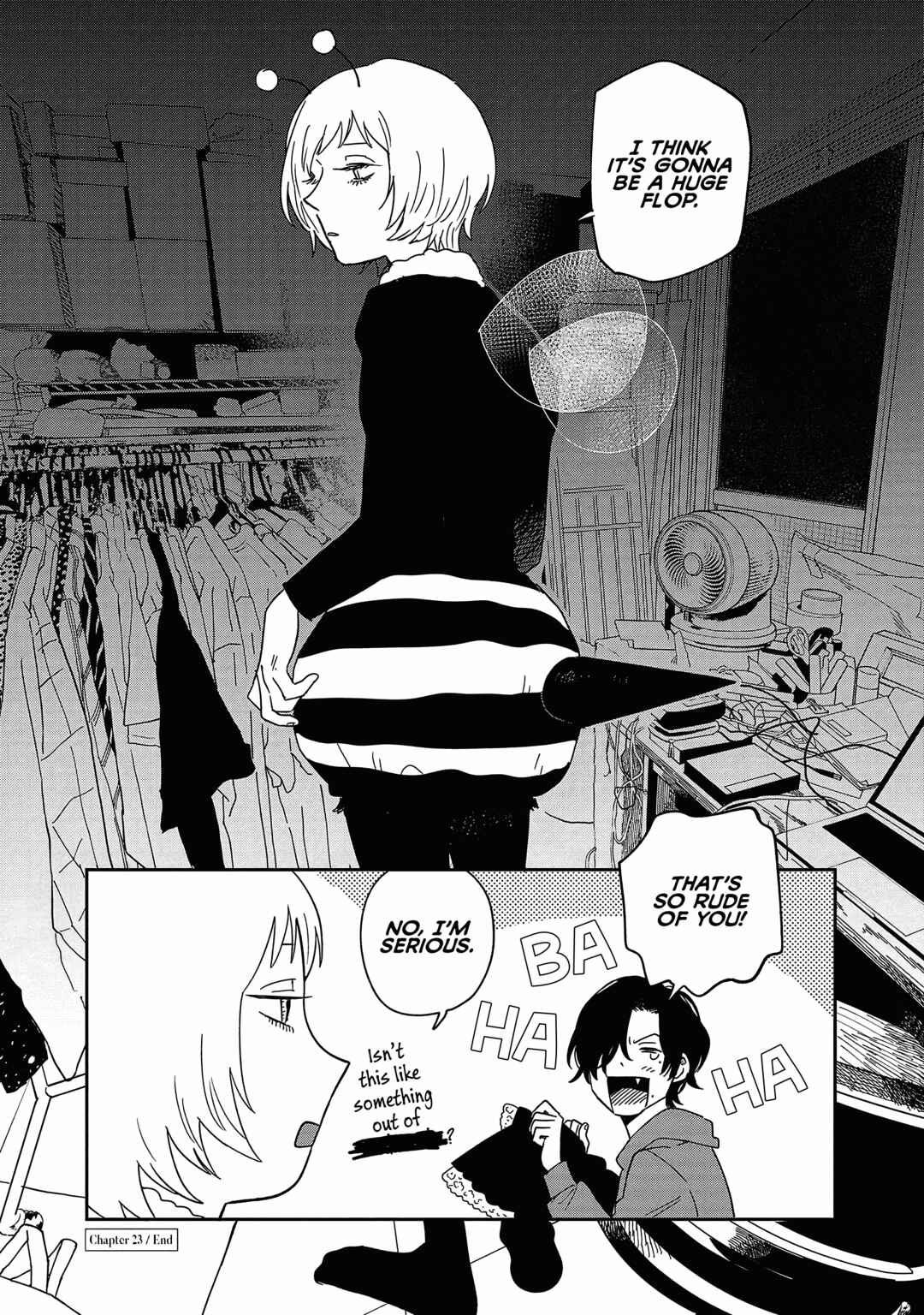 Page 28 Chapter 23 Umi ga Hashiru End Roll