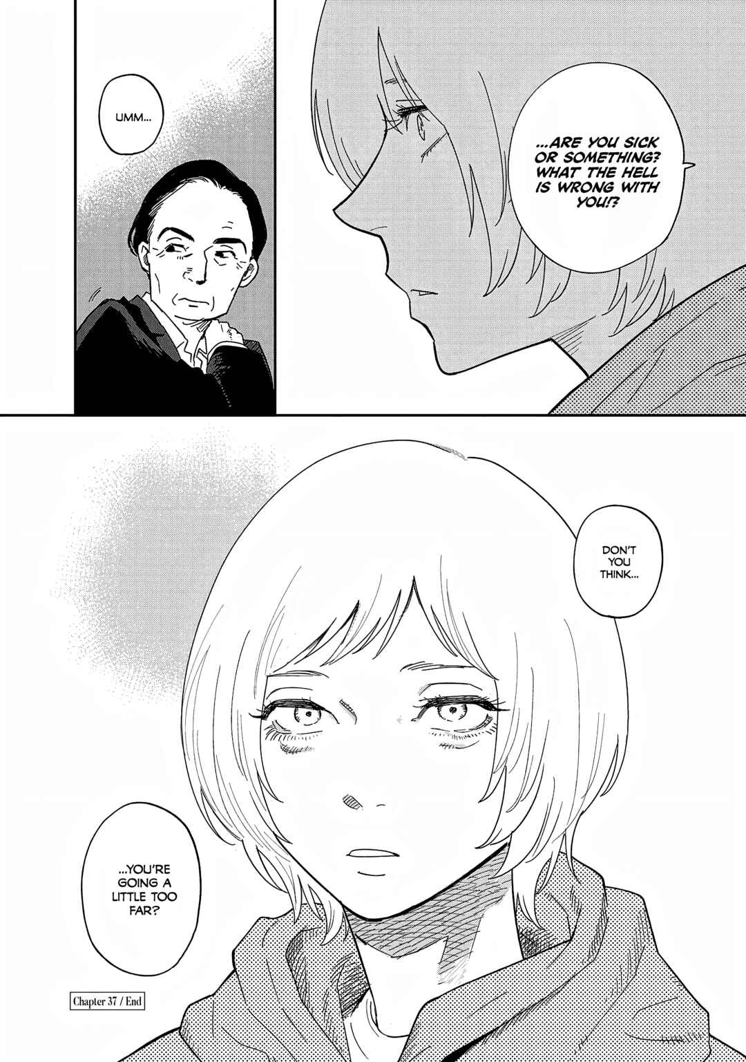 Page 28 Chapter 37 Umi ga Hashiru End Roll