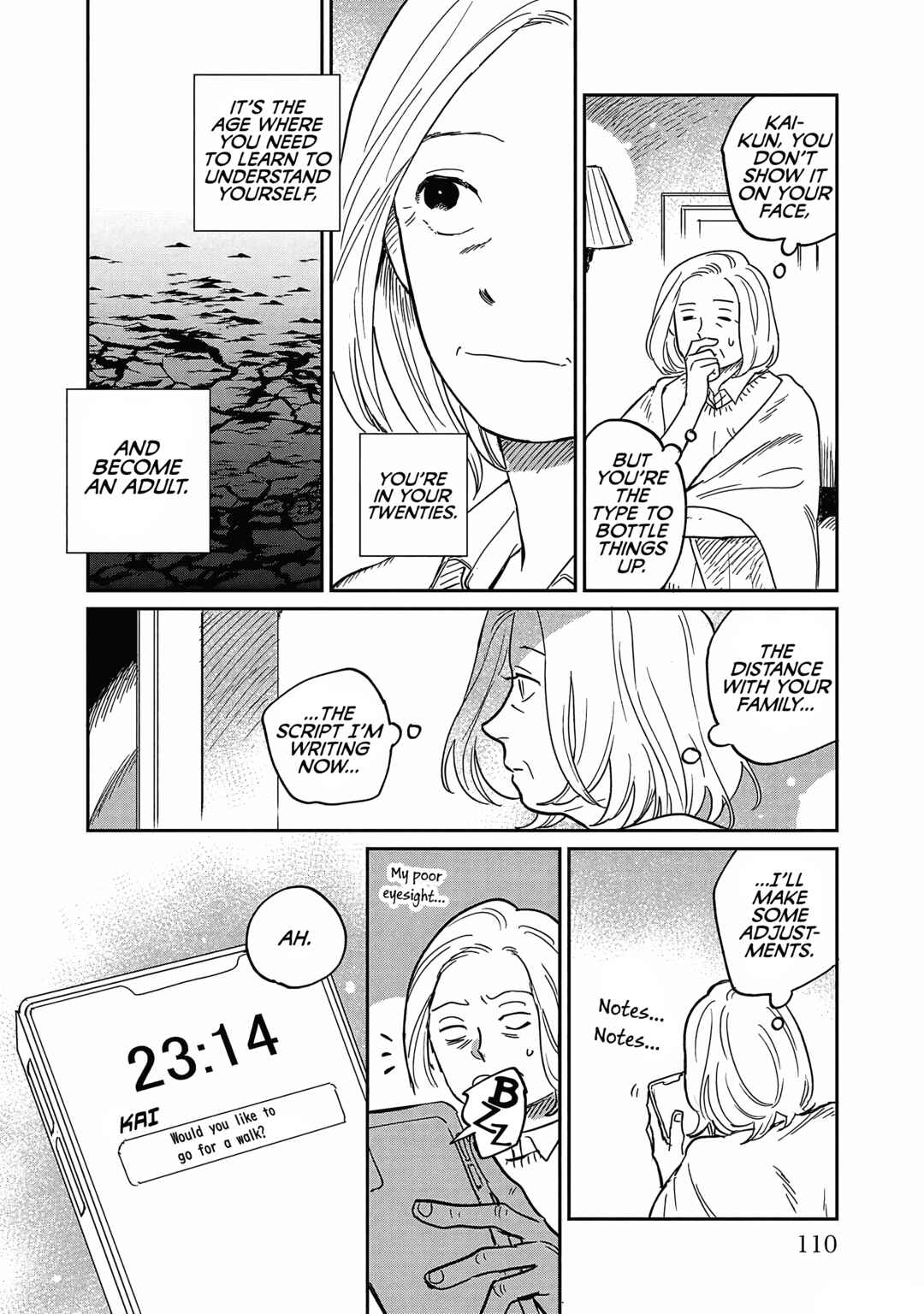 Page 14 Chapter 19 Umi ga Hashiru End Roll