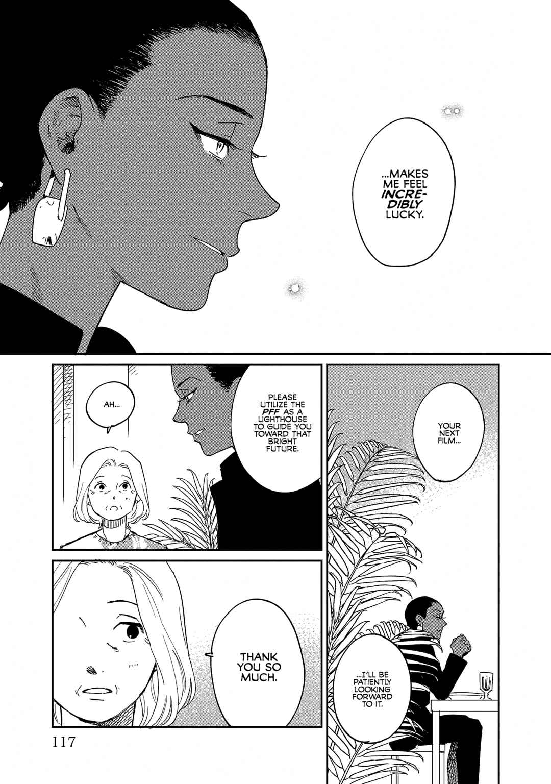 Page 21 Chapter 34 Umi ga Hashiru End Roll