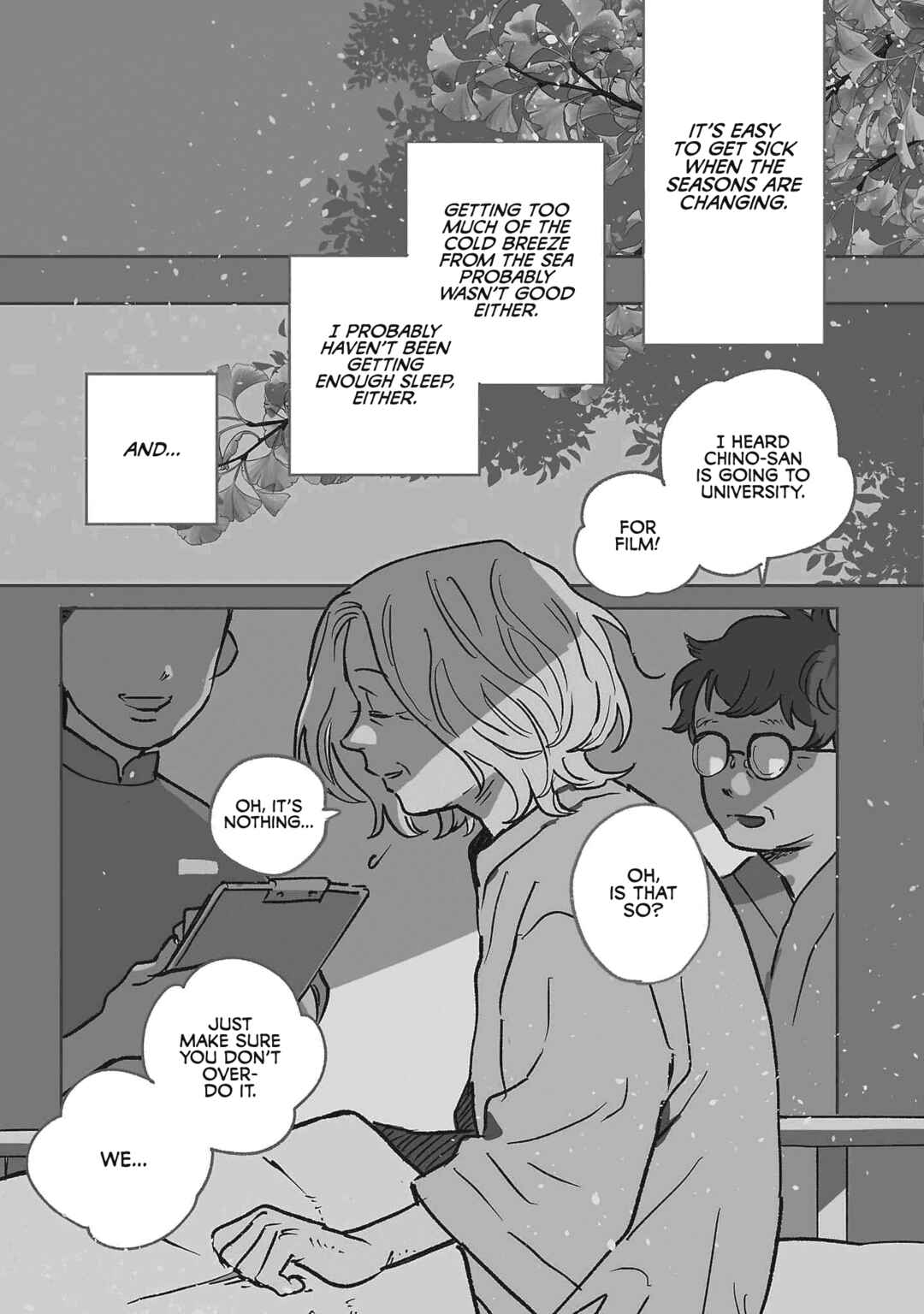 Page 1 Chapter 21 Umi ga Hashiru End Roll