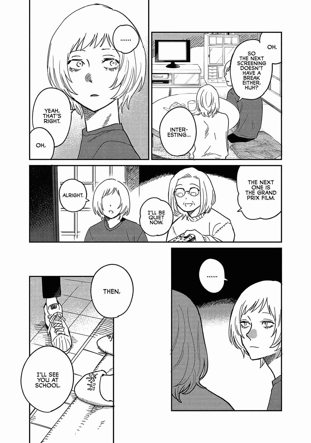 Page 14 Chapter 21 Umi ga Hashiru End Roll