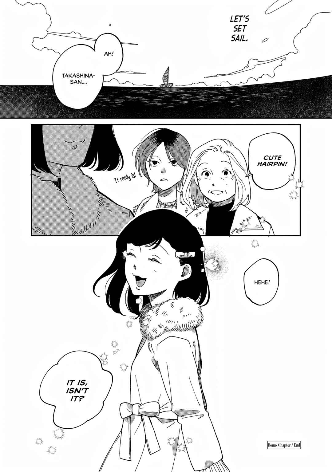Page 22 Chapter 34.5 Umi ga Hashiru End Roll