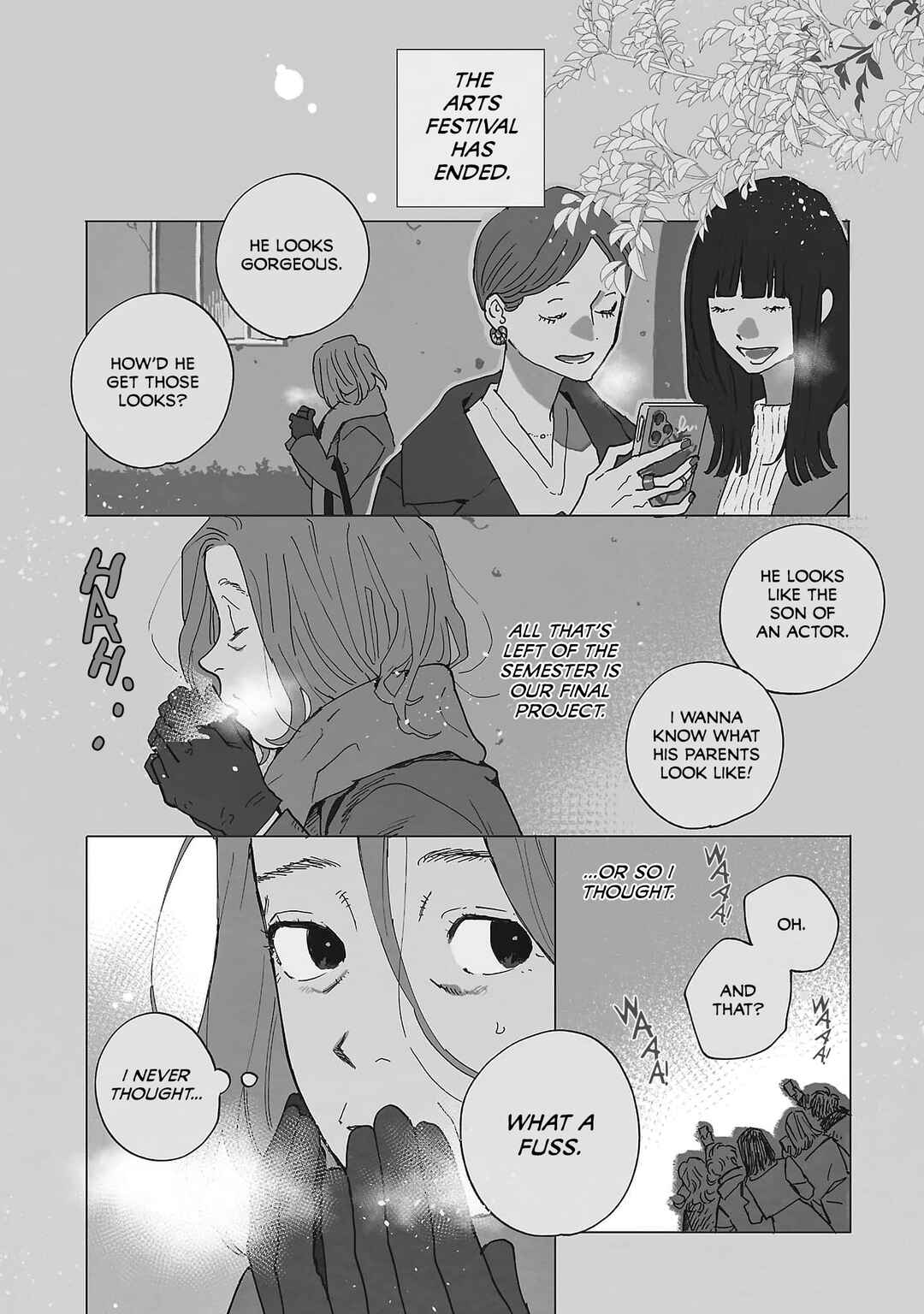 Page 1 Chapter 11 Umi ga Hashiru End Roll