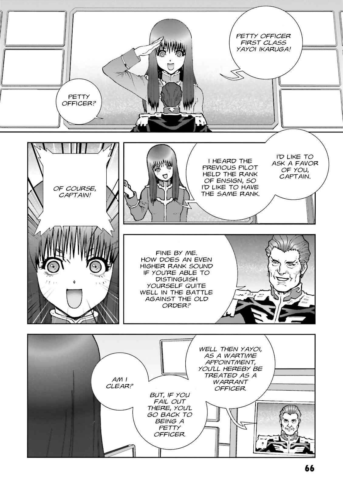 Page 34 Chapter 61 Mobile Suit Gundam C.D.A. - Portrait of the Young Comet