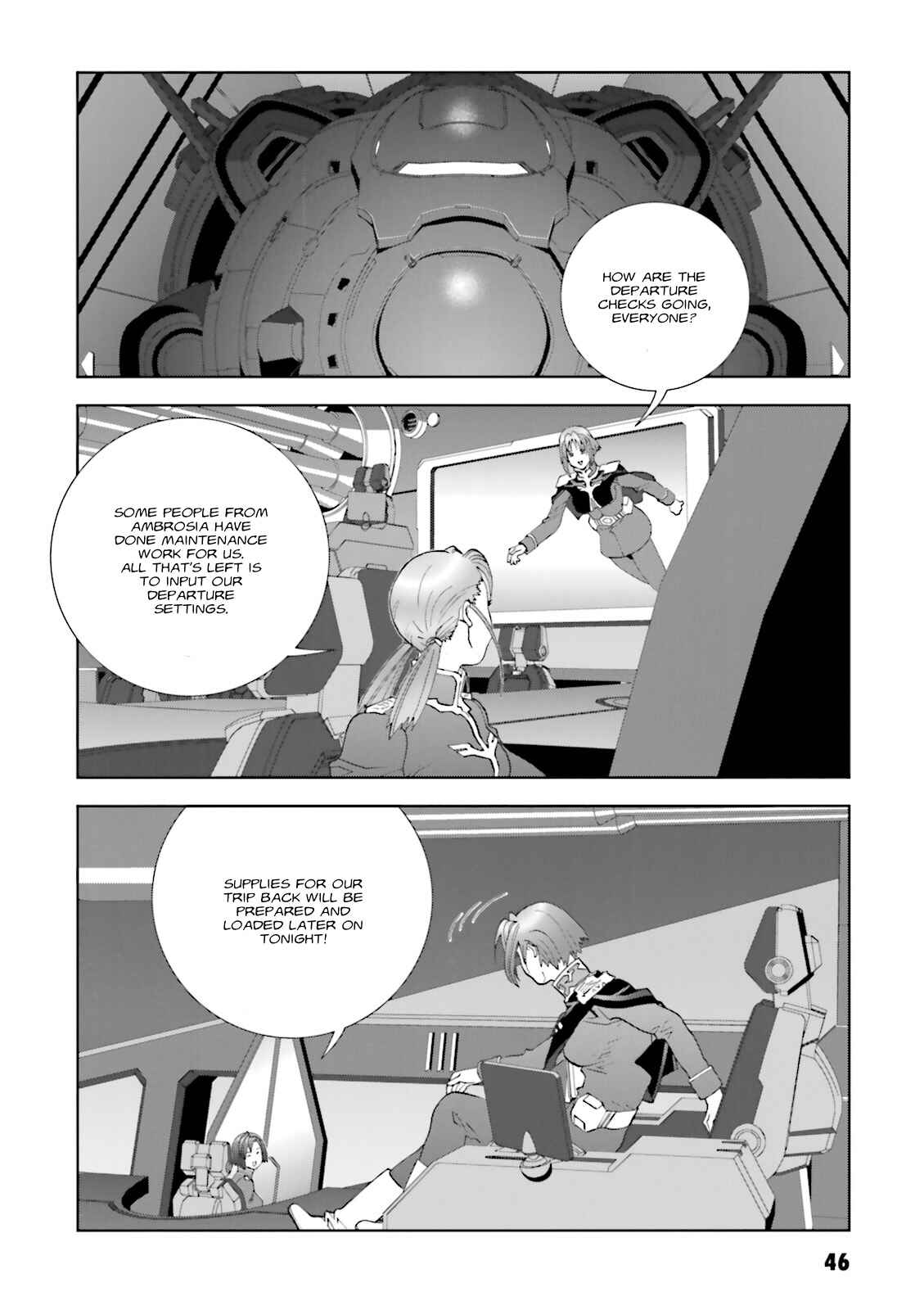Page 12 Chapter 56 Mobile Suit Gundam C.D.A. - Portrait of the Young Comet