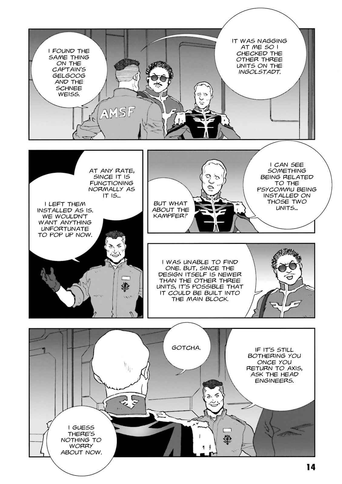 Page 16 Chapter 55 Mobile Suit Gundam C.D.A. - Portrait of the Young Comet