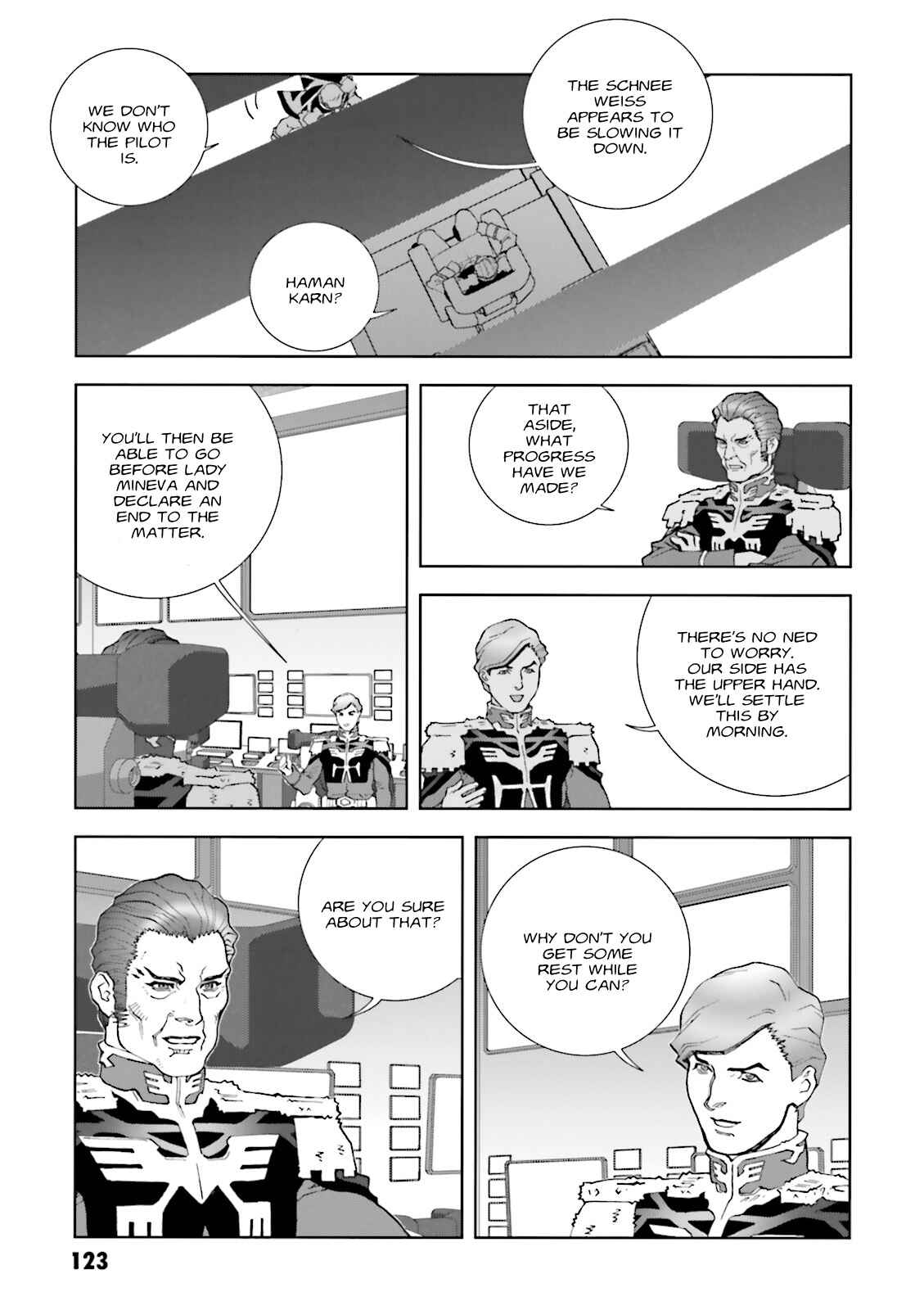 Page 23 Chapter 63 Mobile Suit Gundam C.D.A. - Portrait of the Young Comet