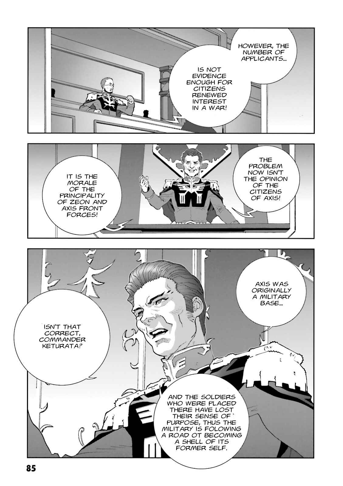 Page 19 Chapter 57 Mobile Suit Gundam C.D.A. - Portrait of the Young Comet