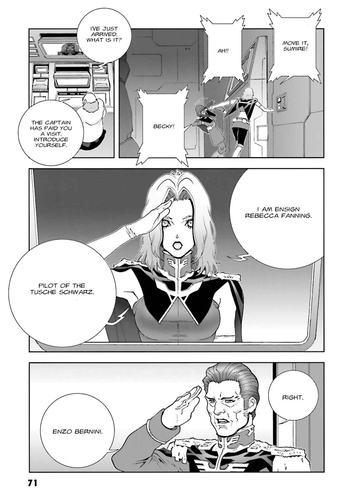 Page 5 Chapter 57 Mobile Suit Gundam C.D.A. - Portrait of the Young Comet