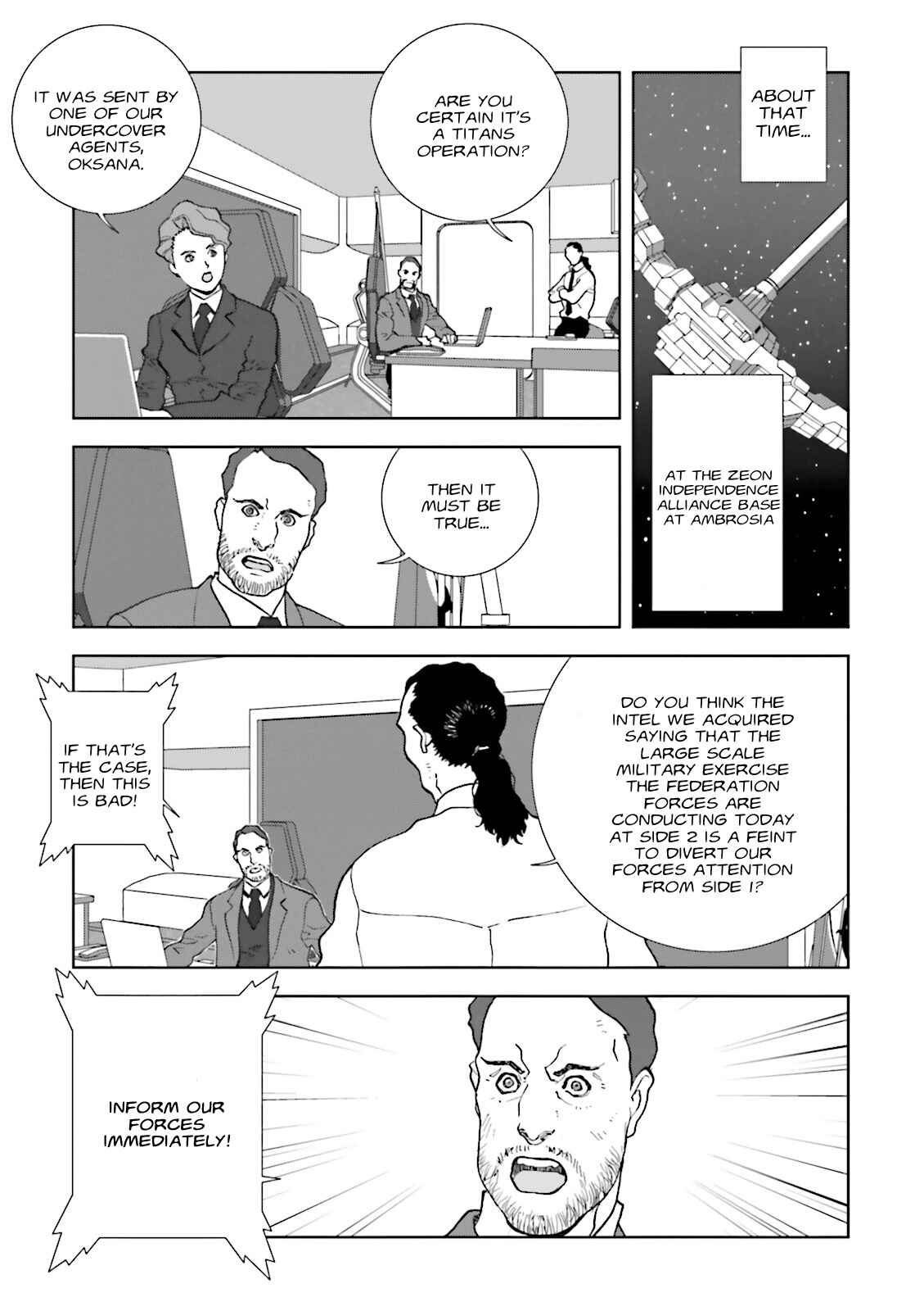 Page 13 Chapter 68 Mobile Suit Gundam C.D.A. - Portrait of the Young Comet