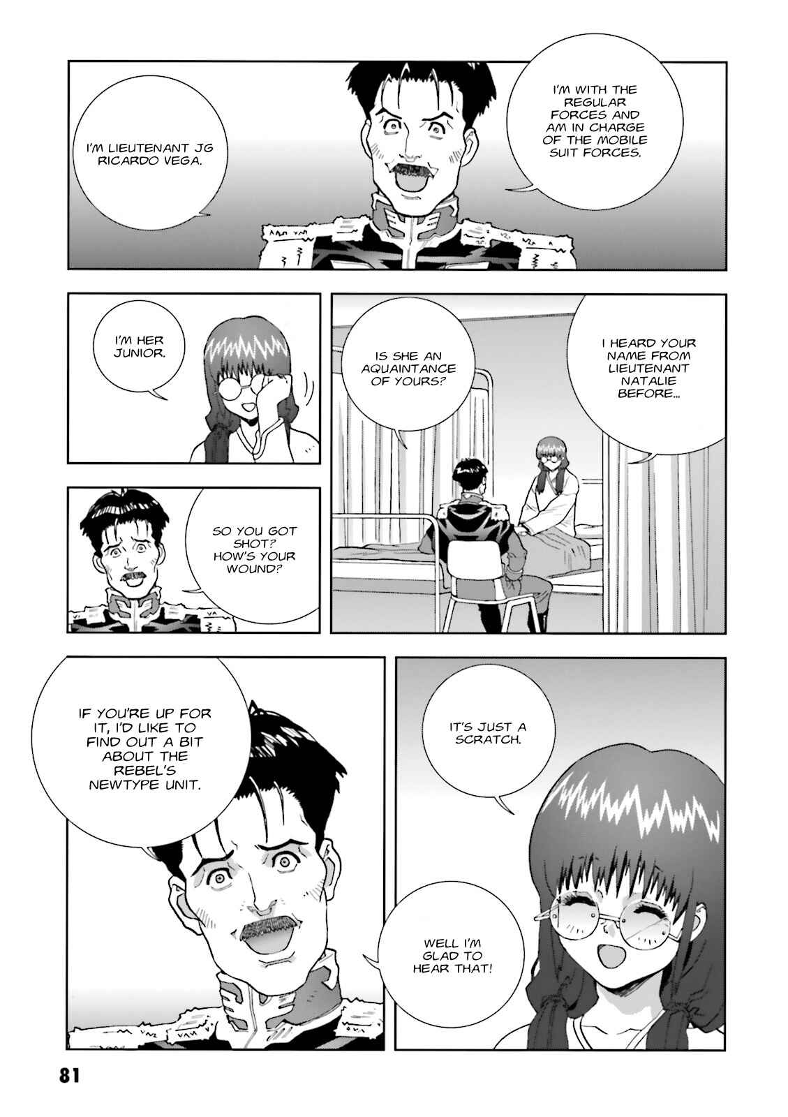 Page 13 Chapter 62 Mobile Suit Gundam C.D.A. - Portrait of the Young Comet