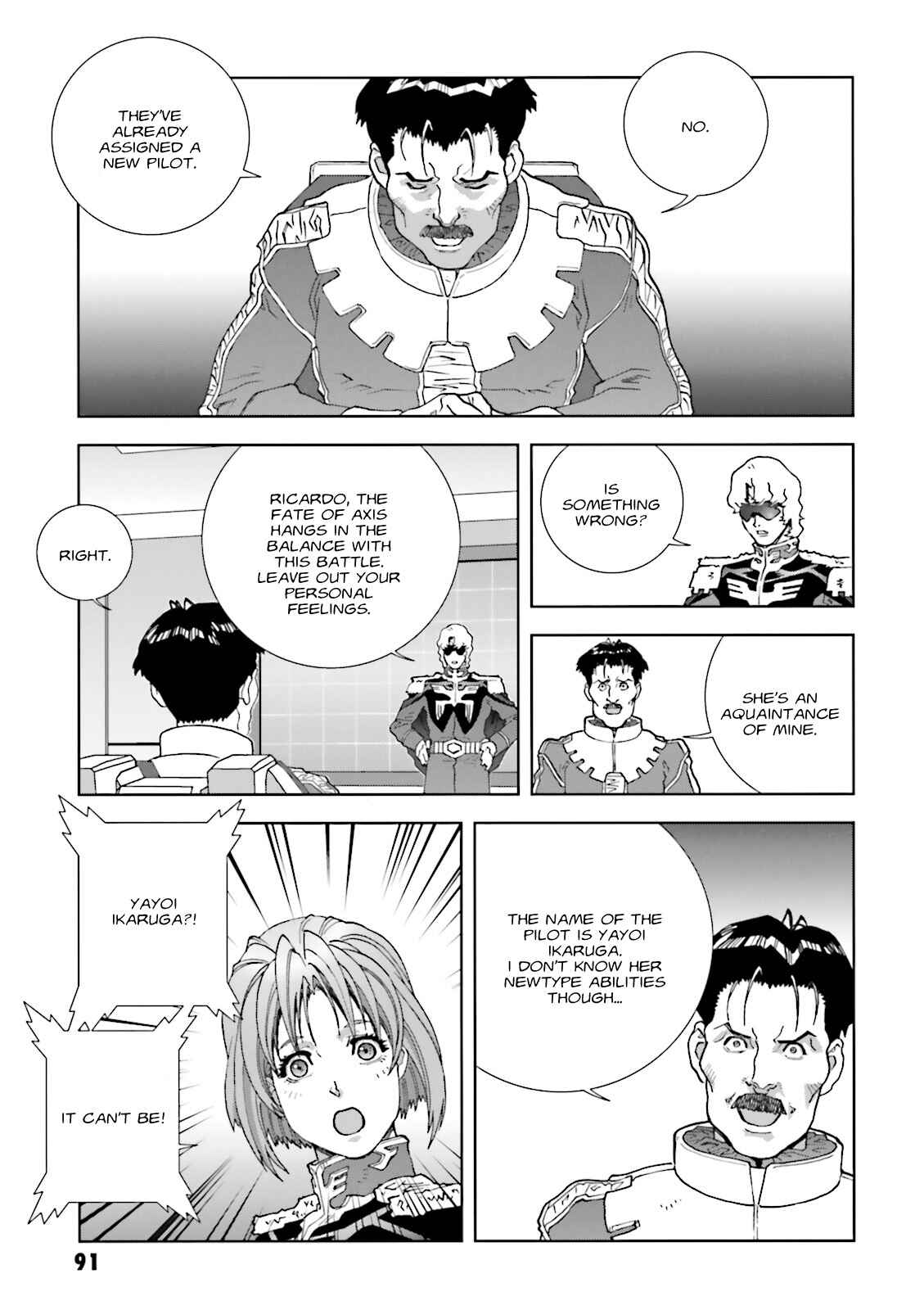 Page 23 Chapter 62 Mobile Suit Gundam C.D.A. - Portrait of the Young Comet