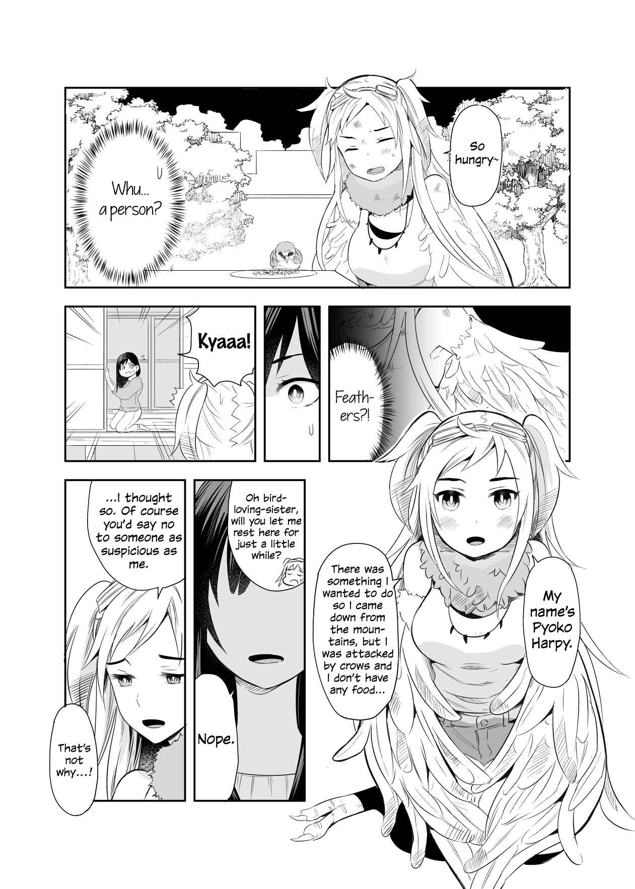 Page 2 Chapter 1 A Cute Bird Comes to an Office Lady Who Is Tired and Healed by Birdwatching