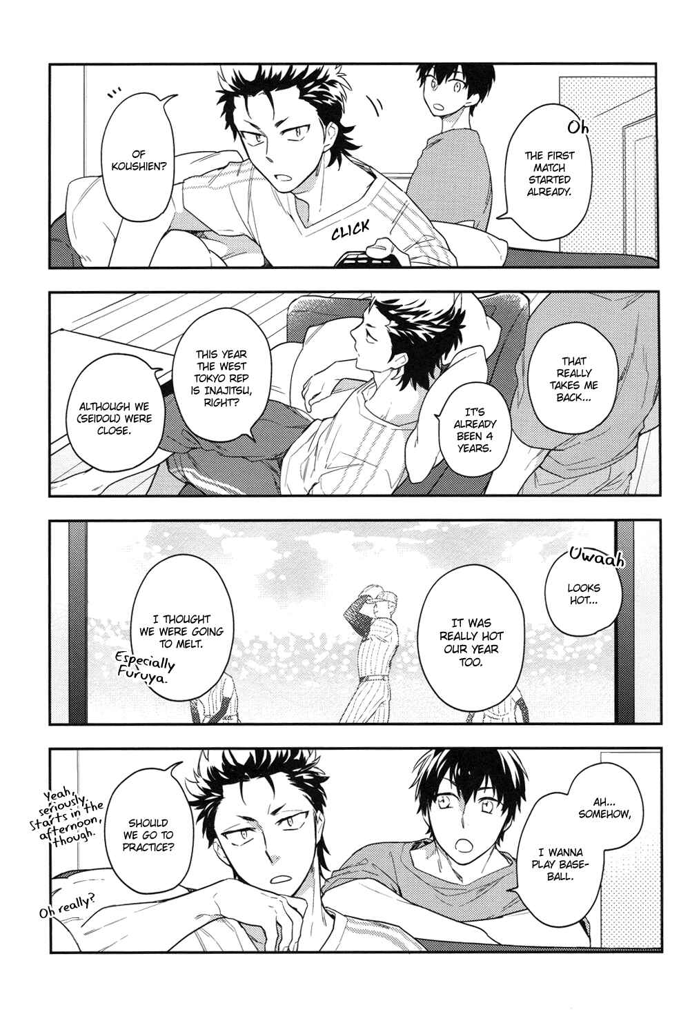 Page 12 Chapter Unknown_b9ba Diamond no Ace - Natsu no Kurashi (Doujinshi)