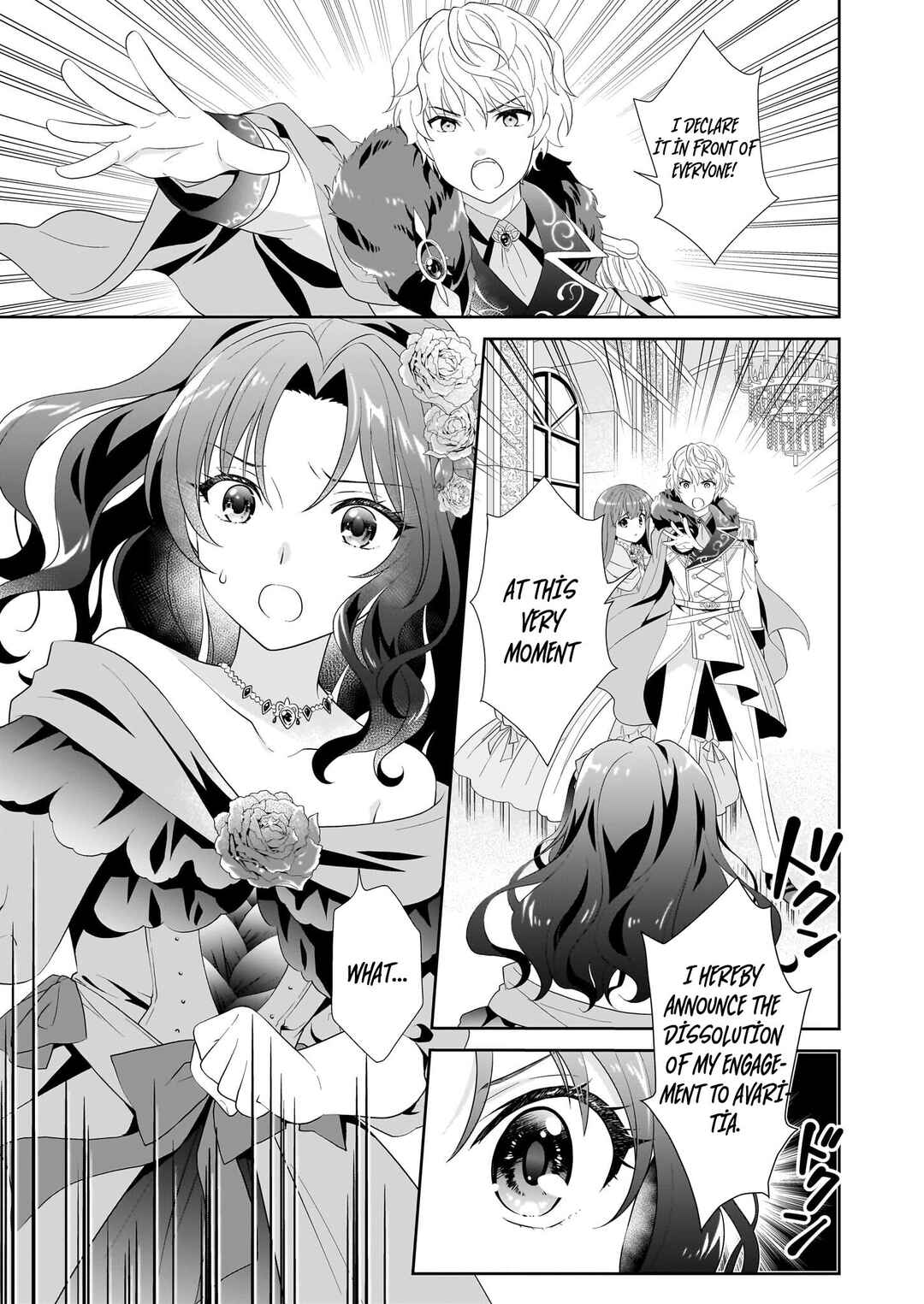 Page 4 Chapter 1.1 Danzaisareta Akuyaku Reijou desu ga, Pan wo Yaitara Seijo ni Job Change Shimashita!?