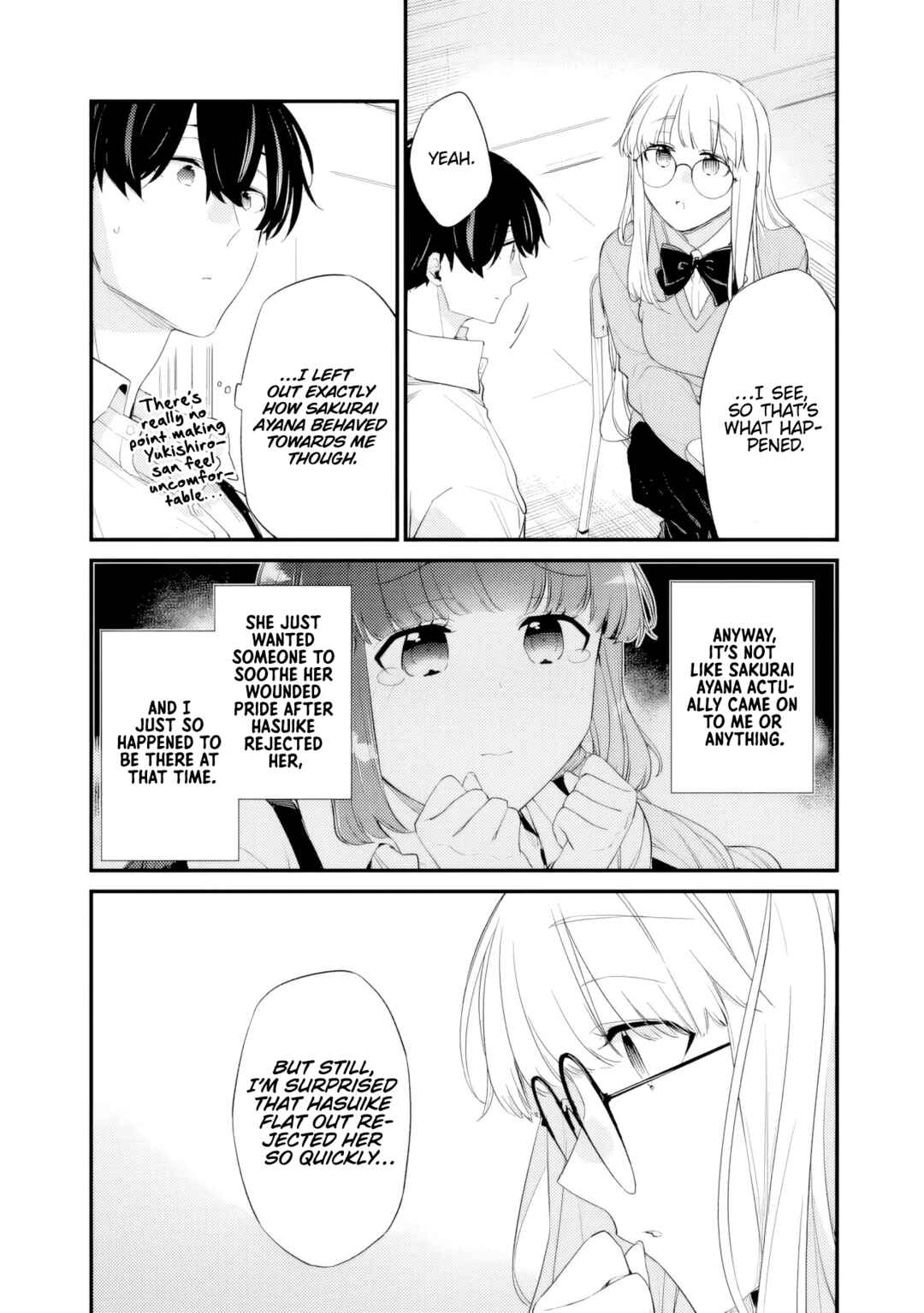 Page 10 Chapter 33.2 Osananajimi Kanojo no Morahara ga Hidoin de Zetsuen Sengen shite Yatta ~Jibun Rashiku Ikiru Koto ni Shitara, Naze ka Tonari no Seki no Kakure Bishoujo kara Kokuhaku Sareta~