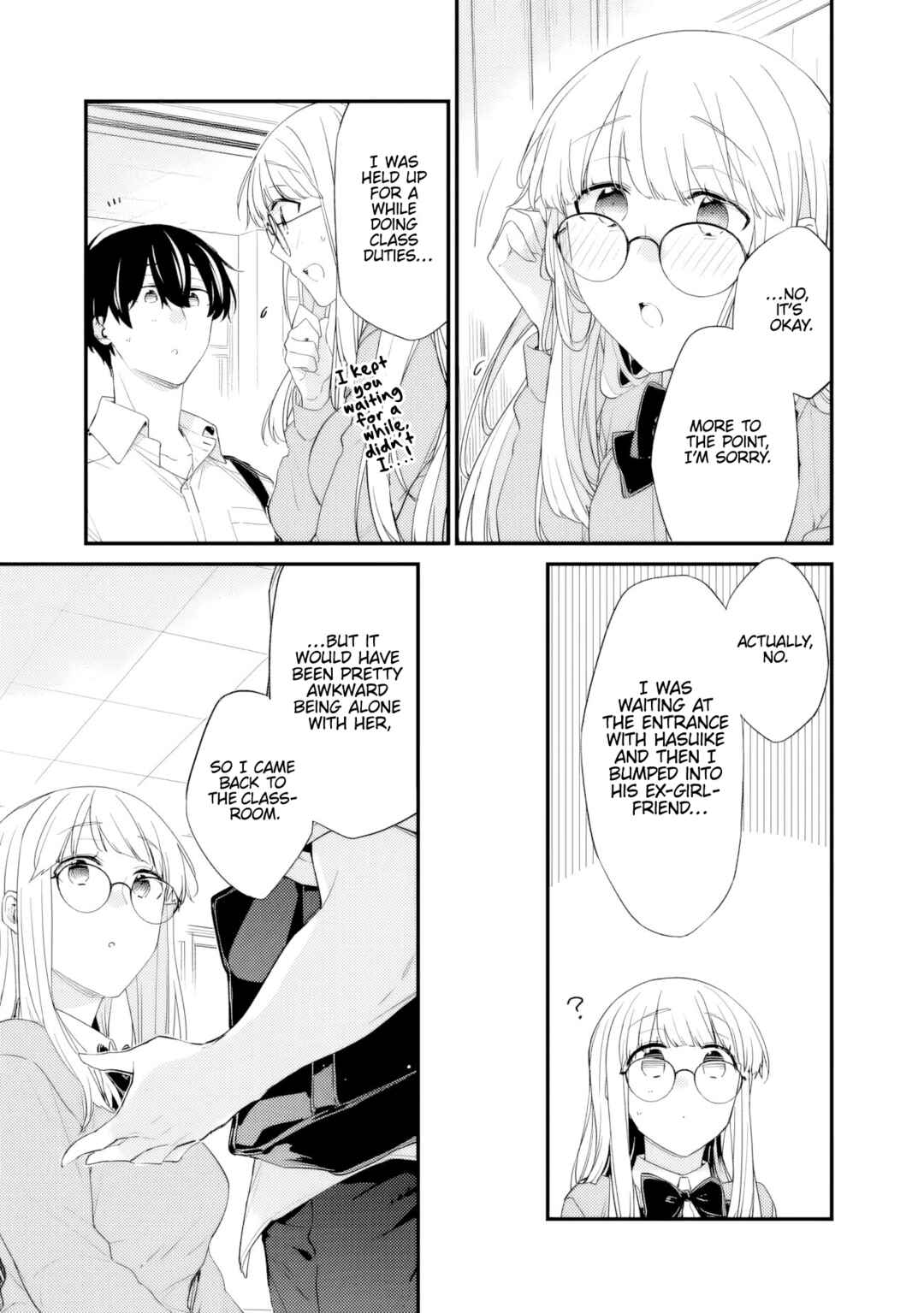 Page 9 Chapter 33.2 Osananajimi Kanojo no Morahara ga Hidoin de Zetsuen Sengen shite Yatta ~Jibun Rashiku Ikiru Koto ni Shitara, Naze ka Tonari no Seki no Kakure Bishoujo kara Kokuhaku Sareta~