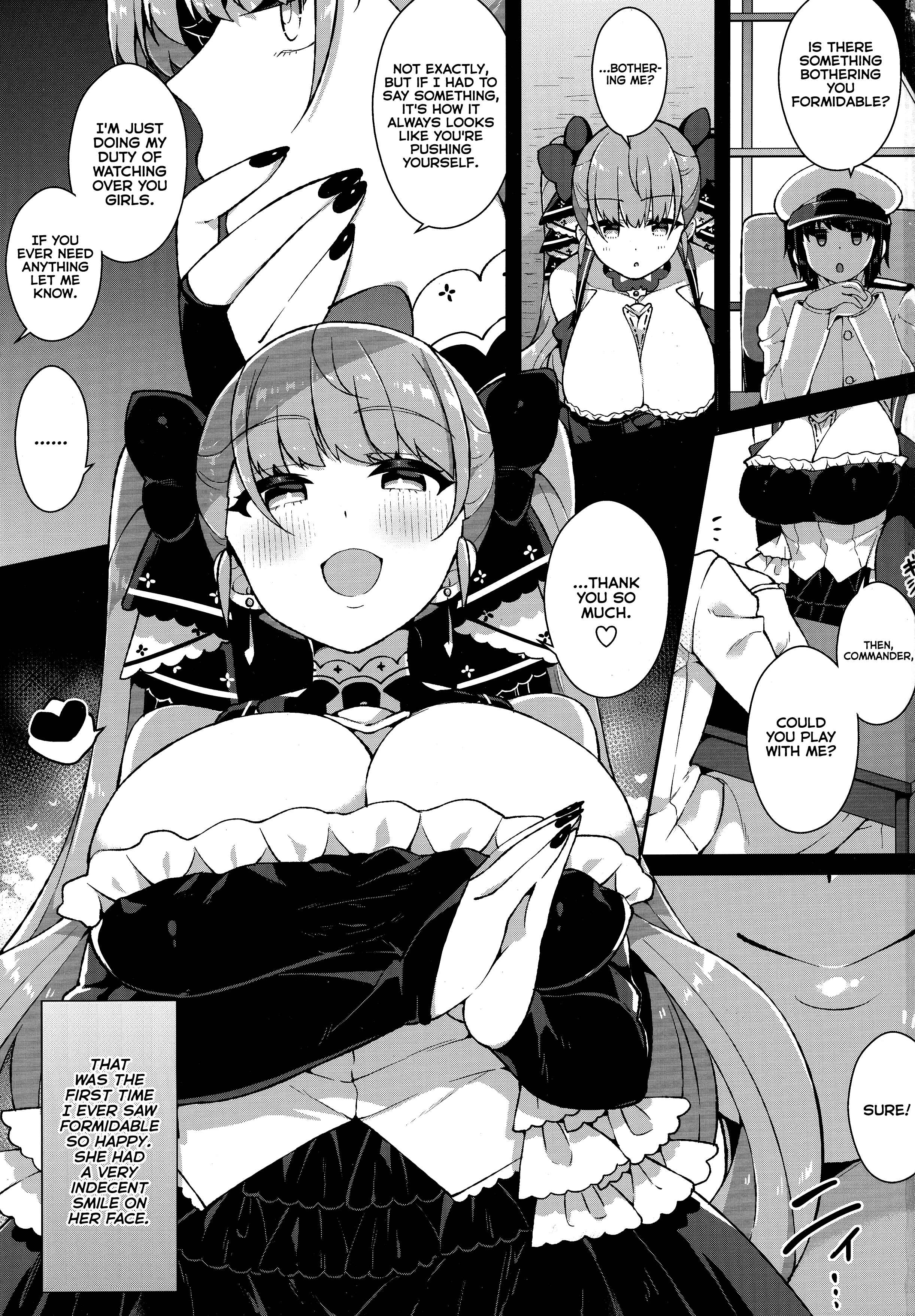 Page 2 Chapter Unknown_f0b9 Azur Lane - Formidable wa Shikikan de Asobitai (Doujinshi)
