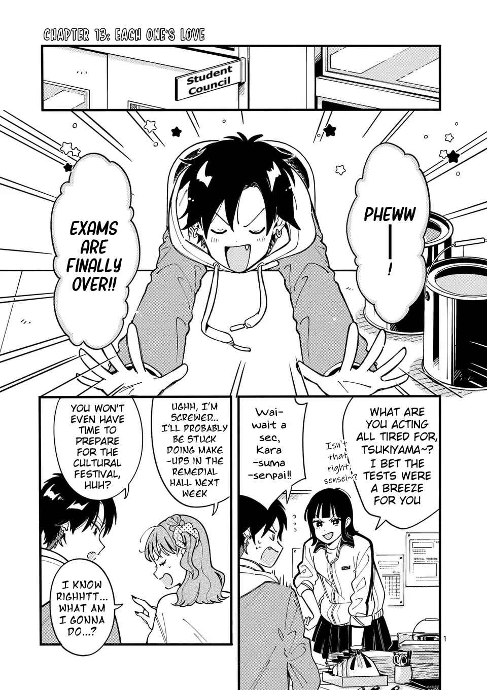 Page 1 Chapter 13 Ookami wa Tsuki ni Koi wo Suru