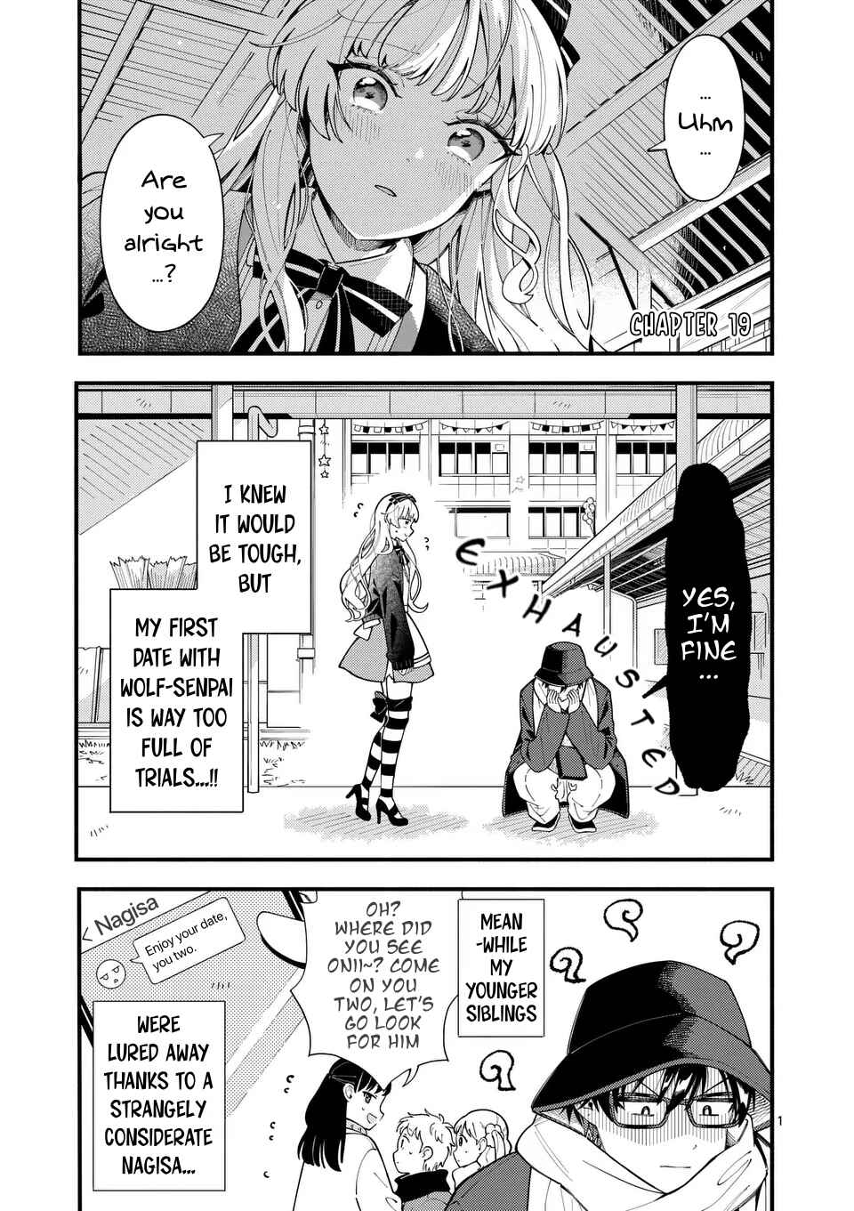 Page 1 Chapter 19 Ookami wa Tsuki ni Koi wo Suru