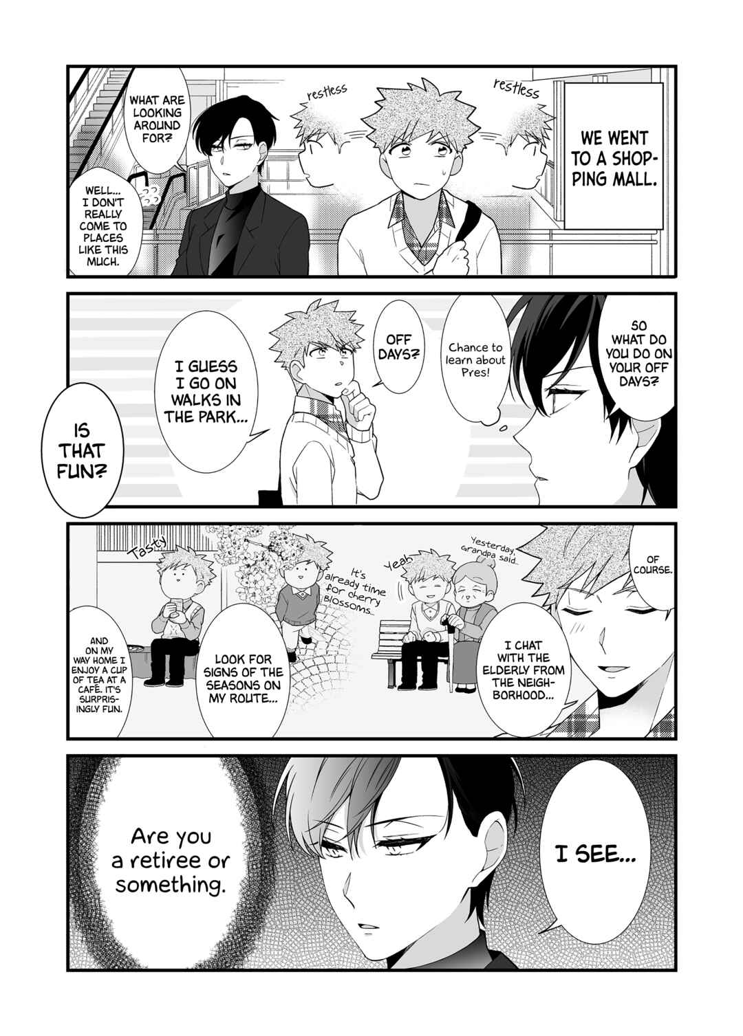 Page 4 Chapter 2.1 Marumaru na Kanojo ni Dekiaisarete Imasu. (Pre-Serialization)