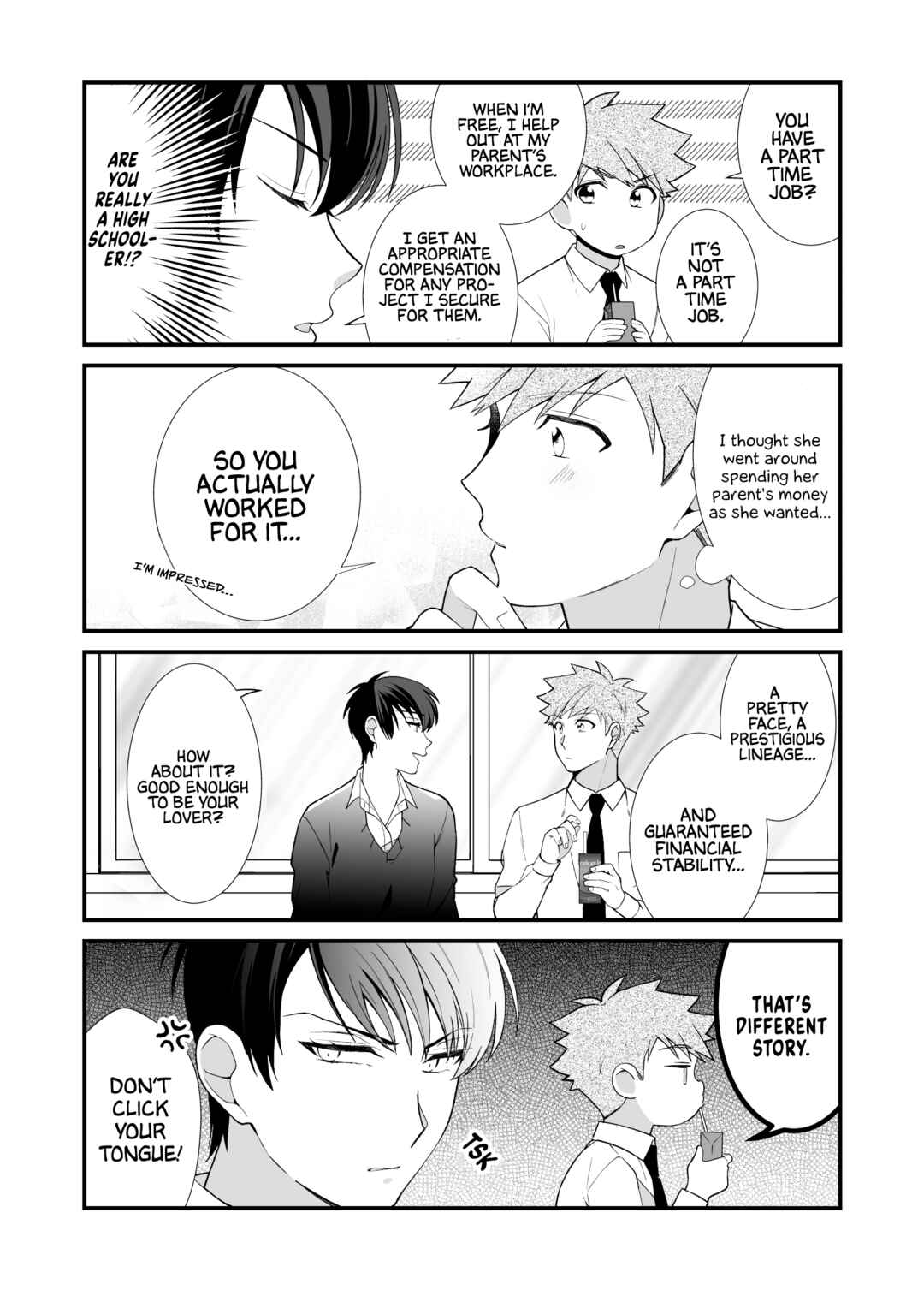 Page 4 Chapter 3 Marumaru na Kanojo ni Dekiaisarete Imasu. (Pre-Serialization)
