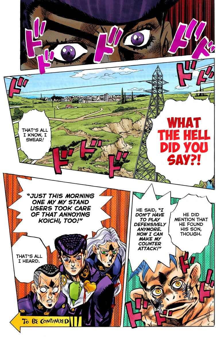 Page 20 Chapter 138 JoJos Bizarre Adventure, Part 4: Diamond Is Unbreakable (Official Colored)