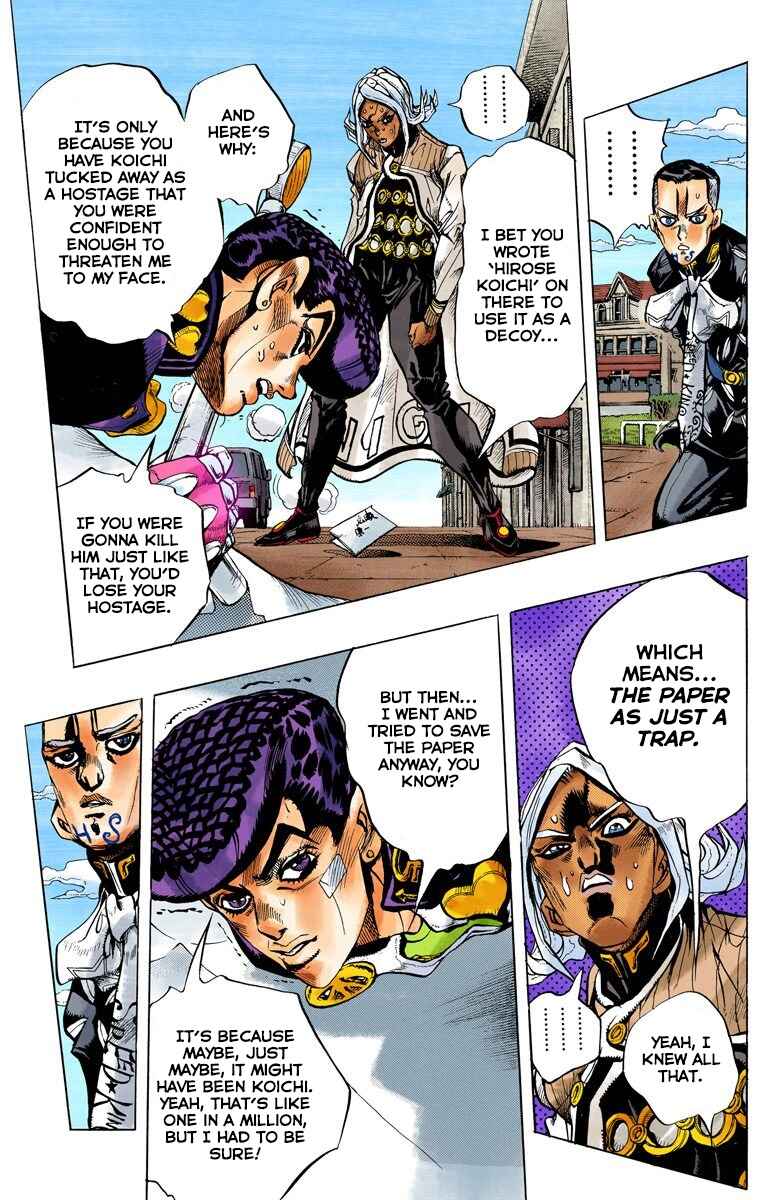 Page 9 Chapter 142 JoJos Bizarre Adventure, Part 4: Diamond Is Unbreakable (Official Colored)
