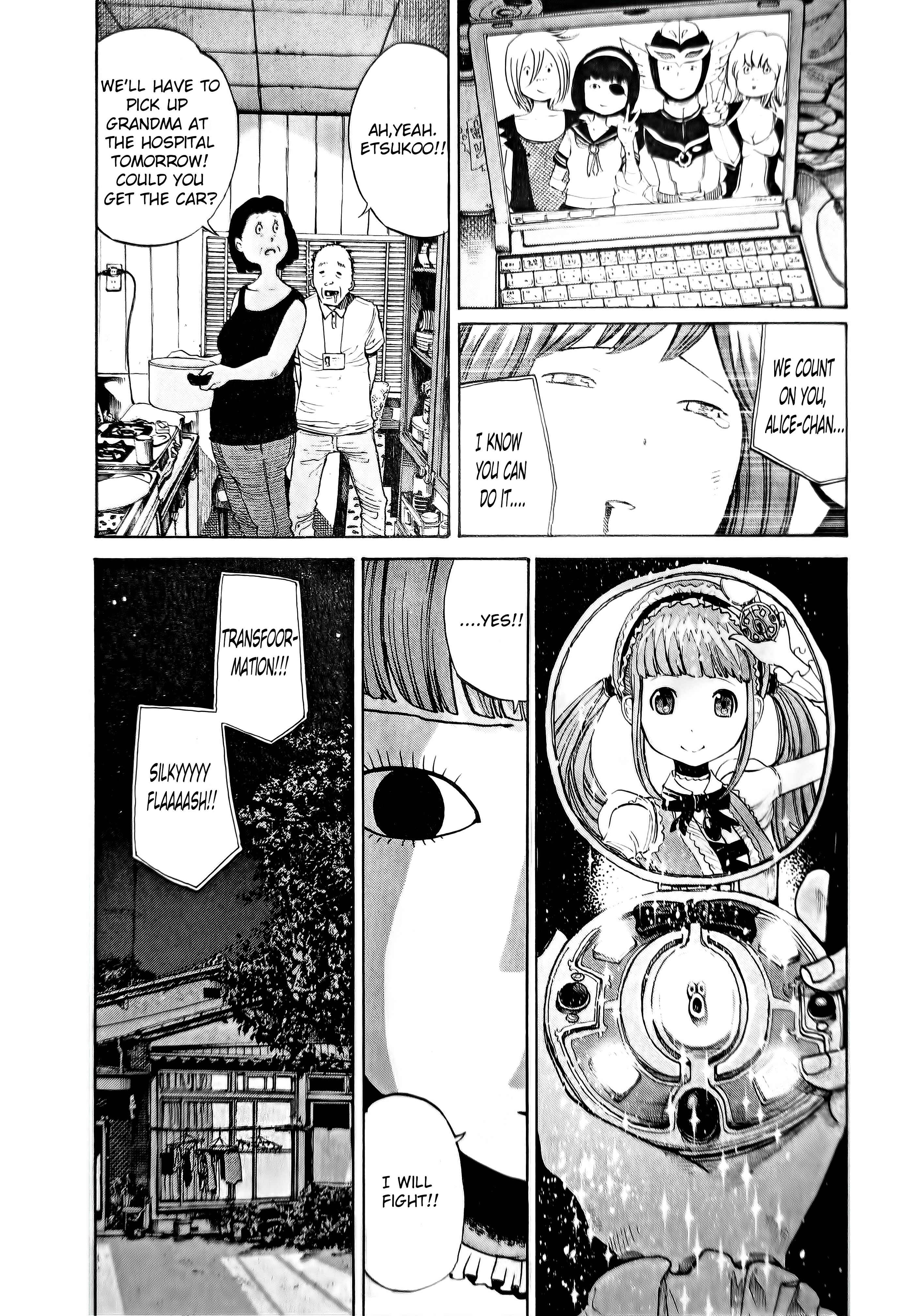 Page 17 Chapter 1 Asa no Nioi wa Mahou Shoujo wo Nidou Korosu