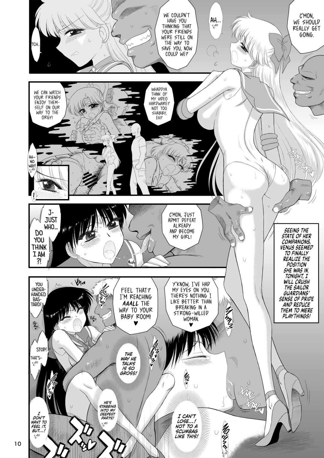 Page 10 Chapter Unknown_e874 Bishoujo Senshi Sailor Moon - Just for Tonight, I’ll Be Your Bitch