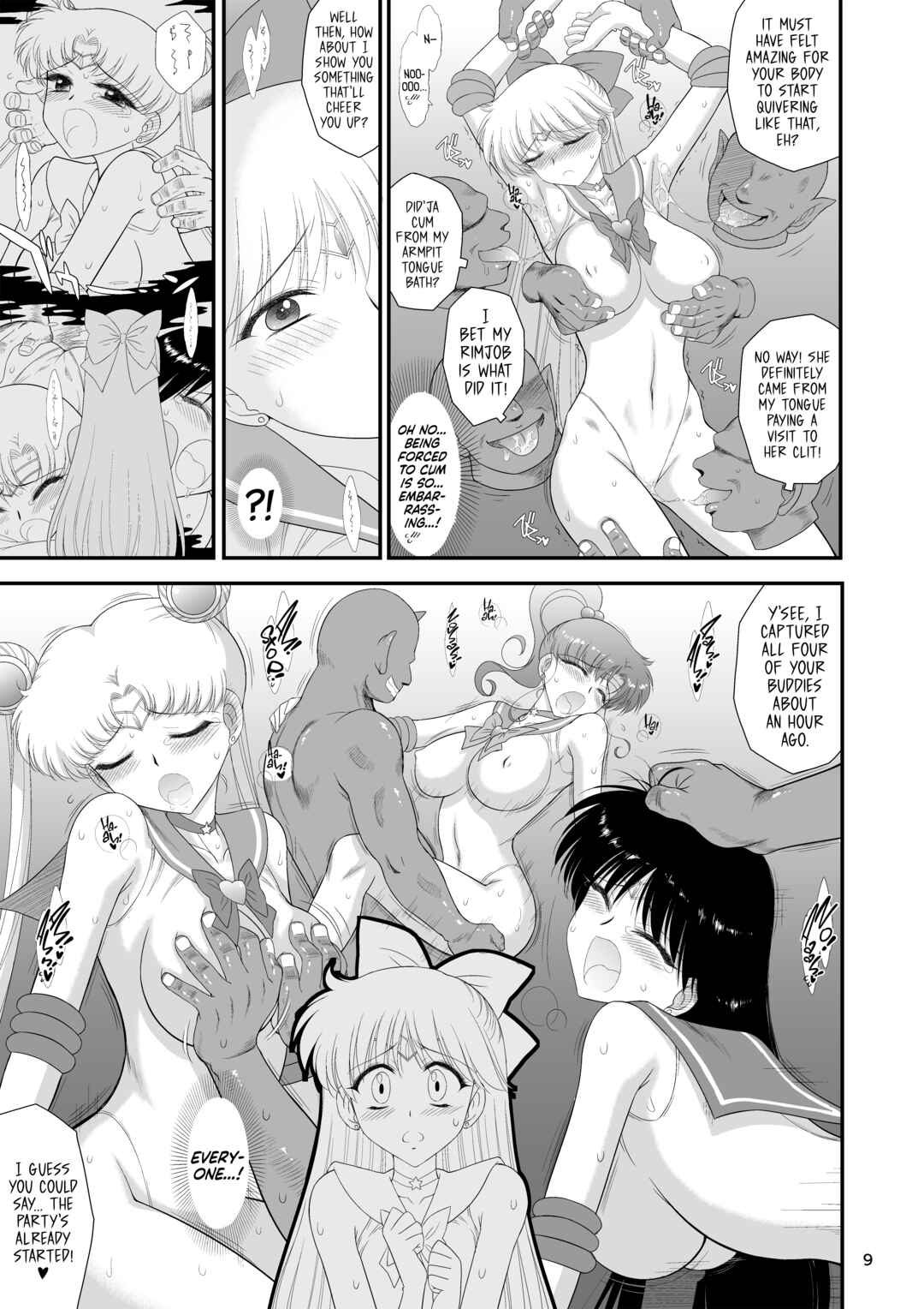 Page 9 Chapter Unknown_e874 Bishoujo Senshi Sailor Moon - Just for Tonight, I’ll Be Your Bitch