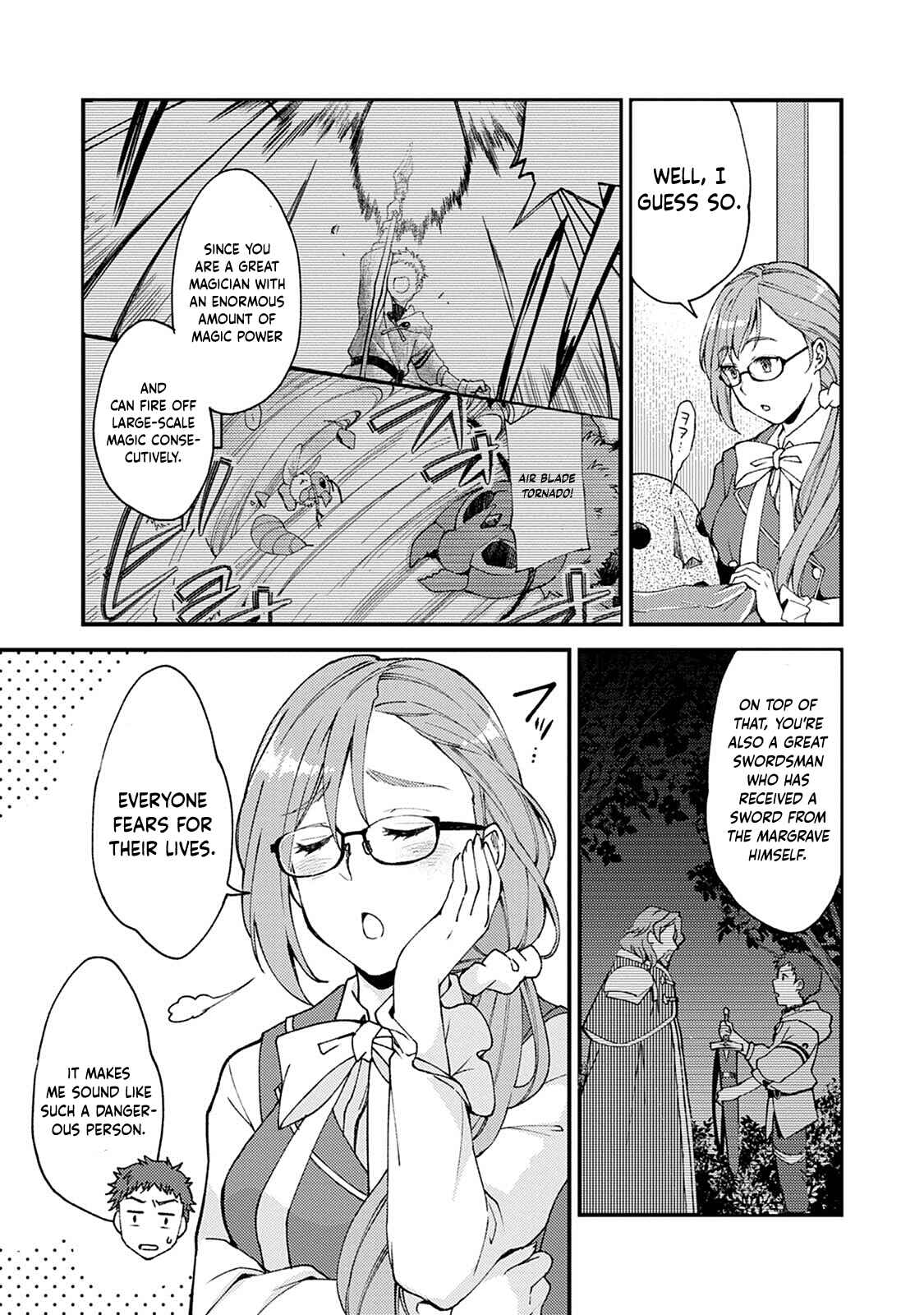 Page 4 Chapter 8 Kensei no Osananajimi ga Power Harass de Ore ni Tsuraku Ataru no de, Zetsuen Shite Henkyou de ma Kenshi to Shite Denaosu Koto ni Shita